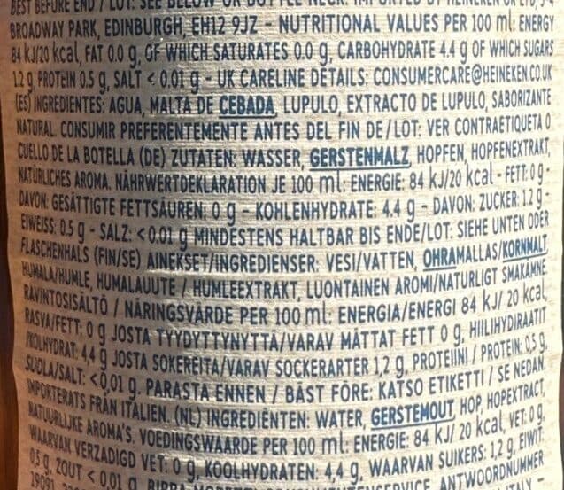 Luigi Moretti Birra moretti zero packshot
