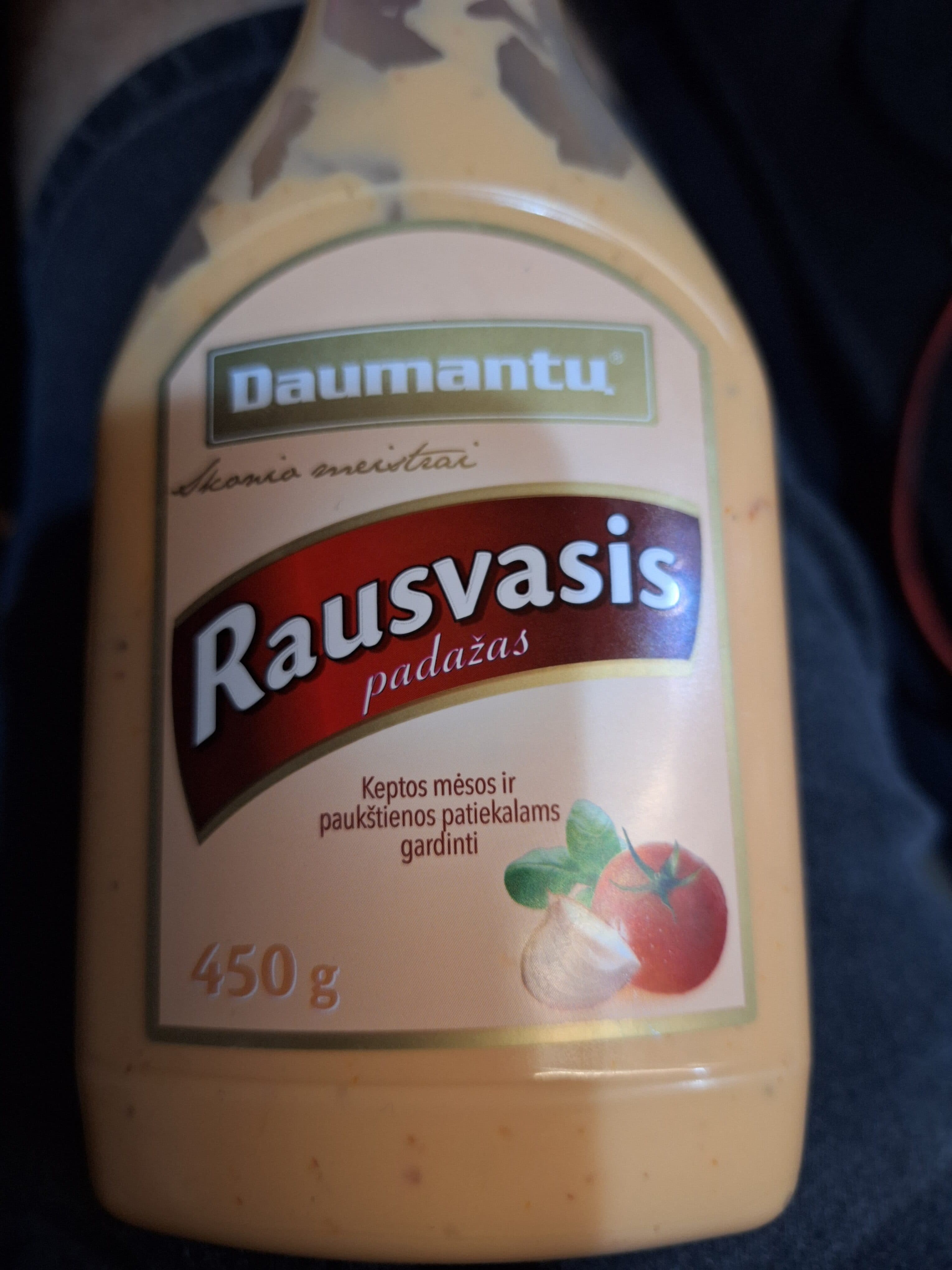Daumantų Rausvasis padažas packshot