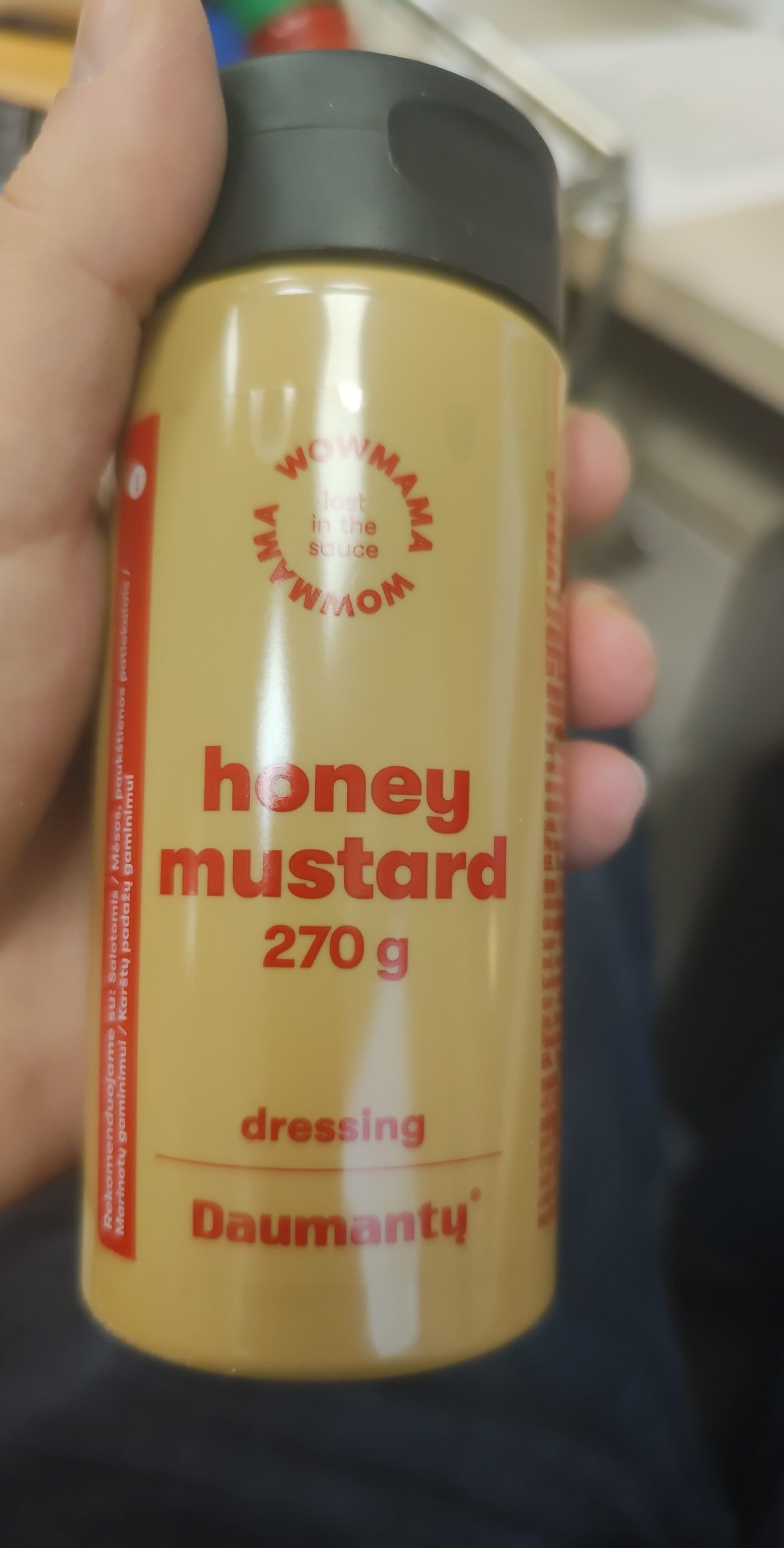 Wowmama Honey mustard dressing packshot