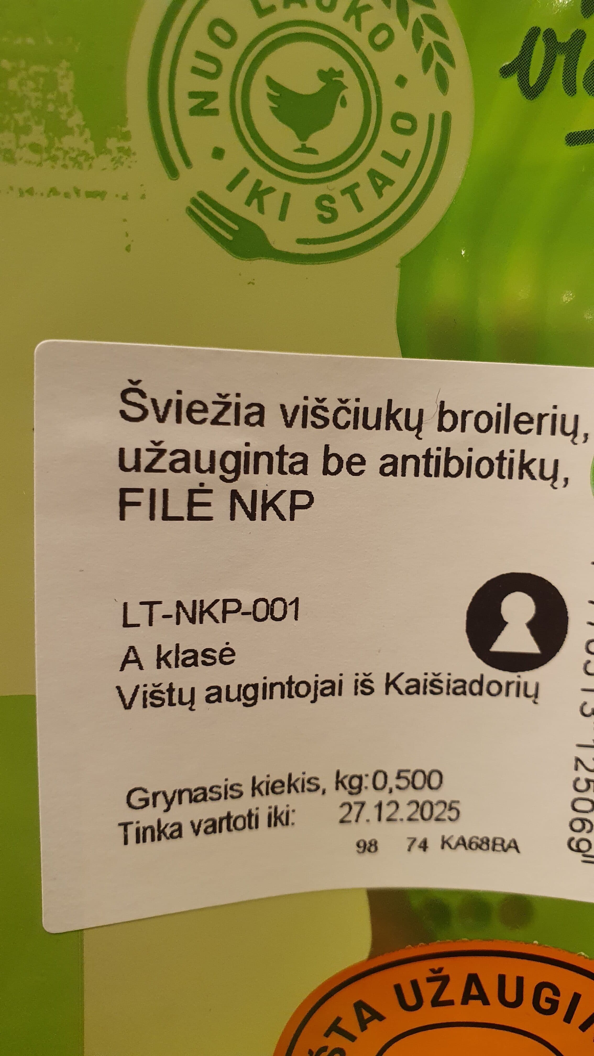 Vilniaus Paukštynas Raw chicken breast packshot