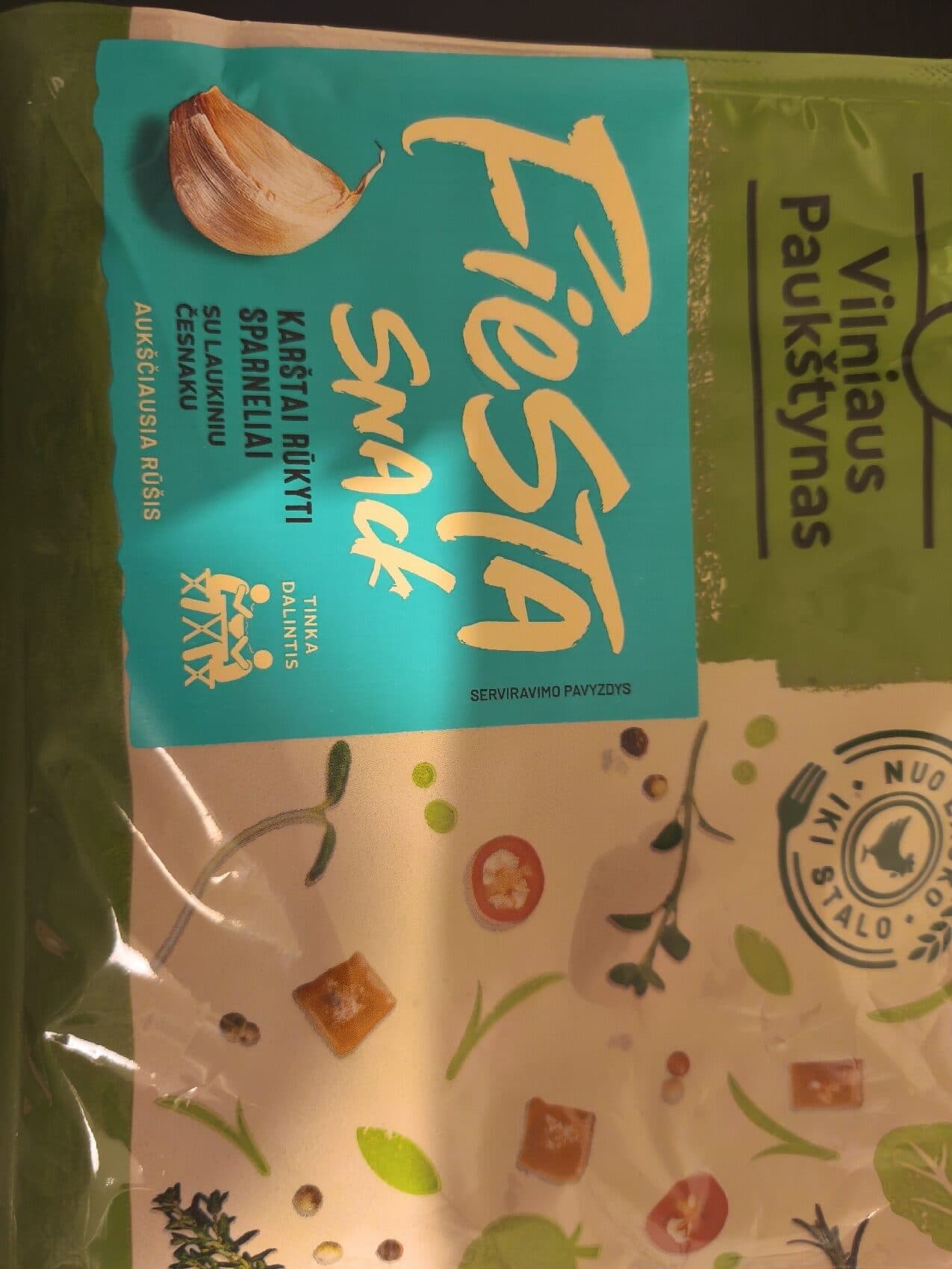 Vilniaus Paukštynas Karštai Rūk. Višt. Sparn. Vid. D. Su Lauk. Česnk packshot
