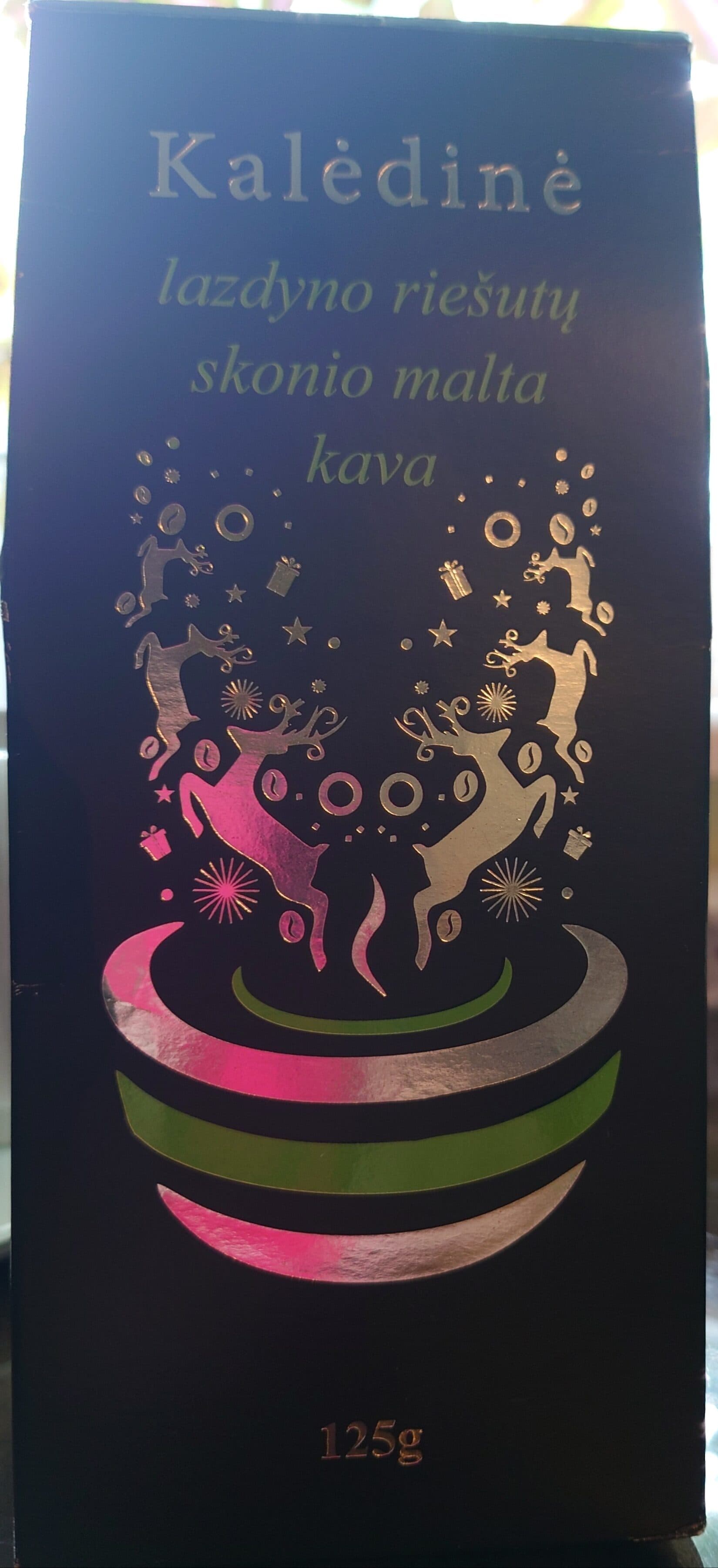 Kavinuko prekyba Kalėdinė Lazdyno riešutų skonio malta kava packshot