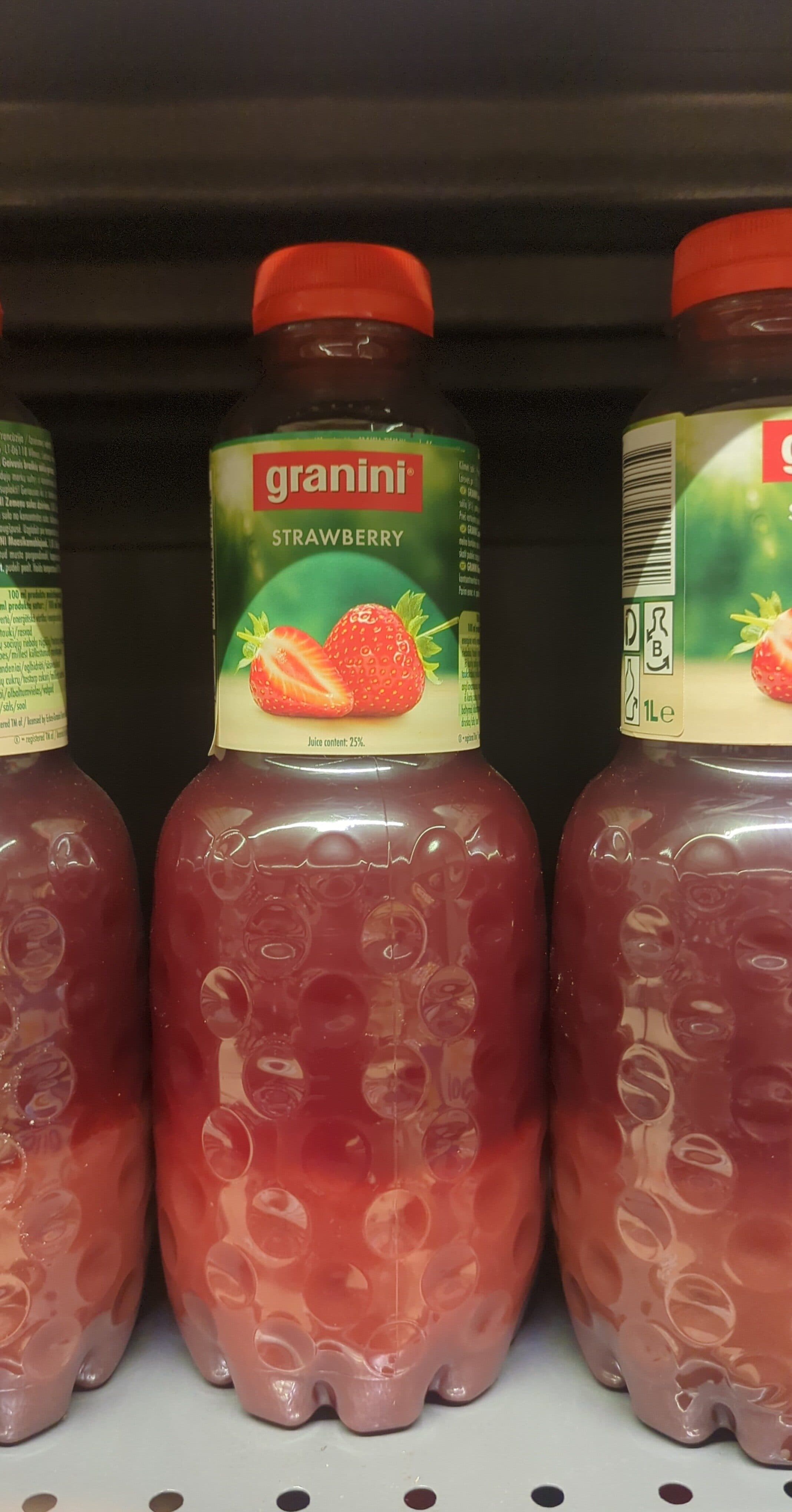 Granini Braškių gèr. packshot