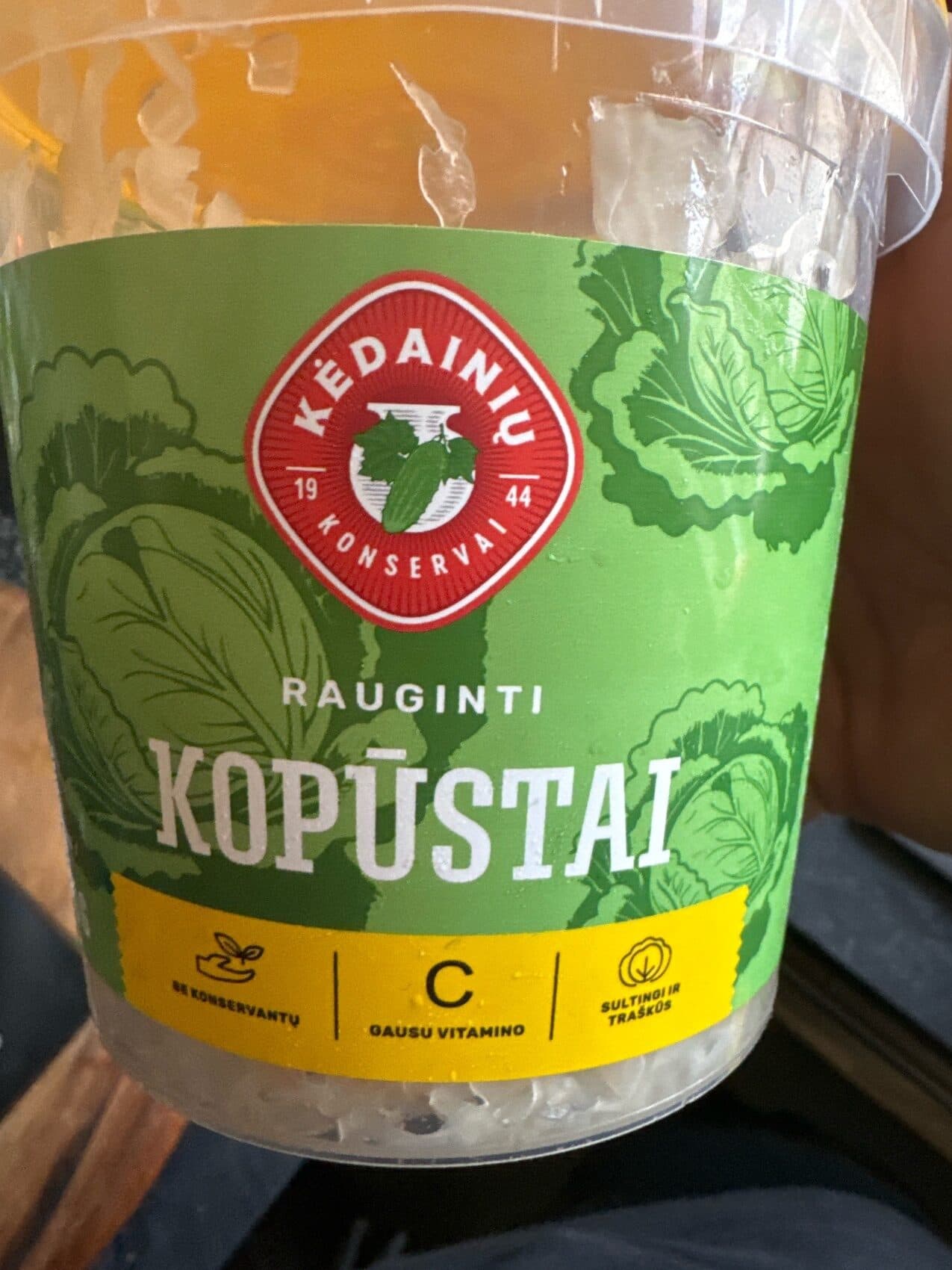 Kedainiu Lithuanian Sourkrout packshot