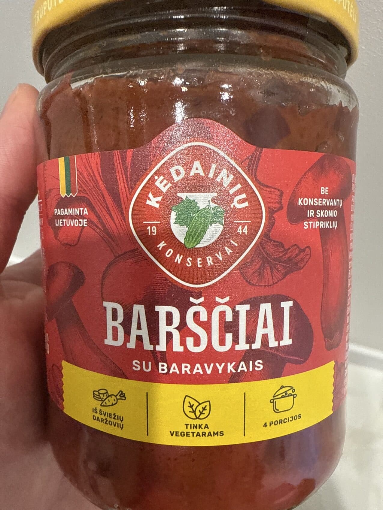 Kedainiu Barsciai Su Baravykais packshot