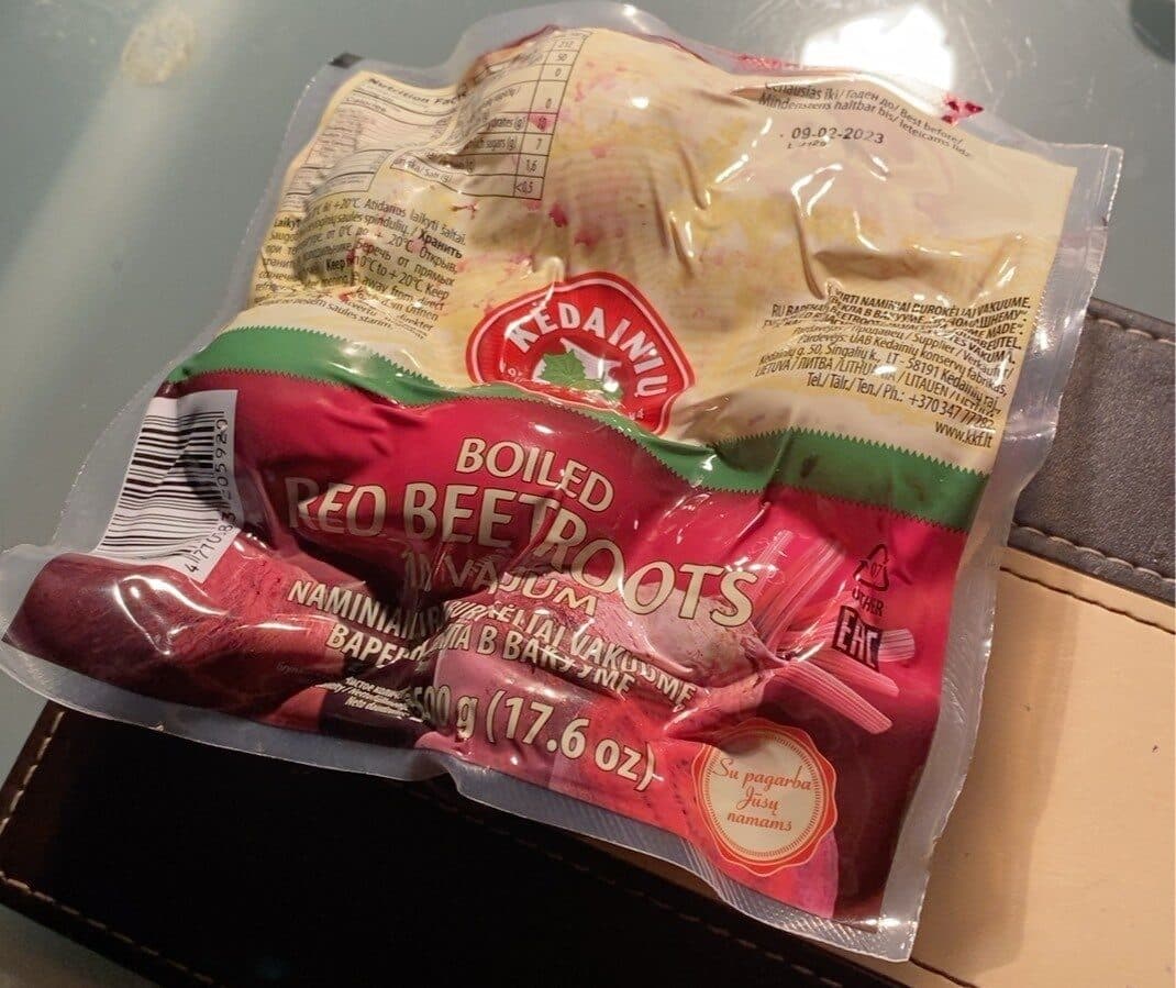 Kedainiu Konservai Red Beetroots packshot