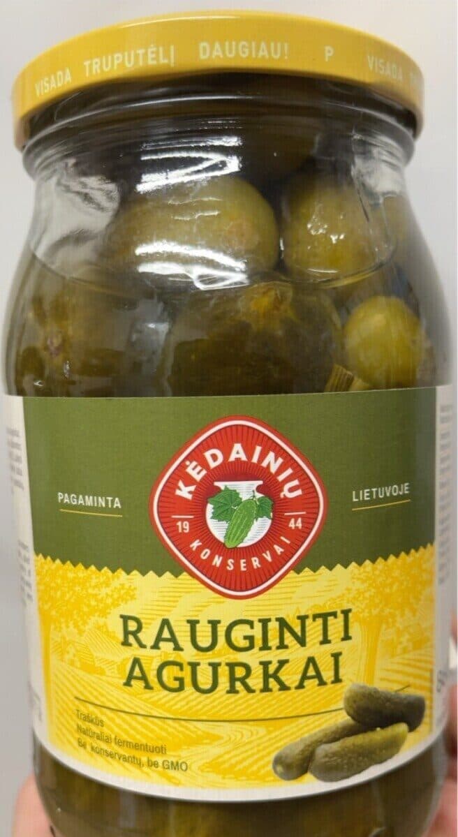 Kedainiu Konservai Rauginti Agurkai packshot
