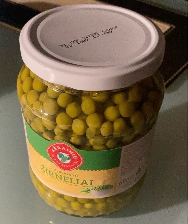 Kėdainių Konservai Green peas packshot