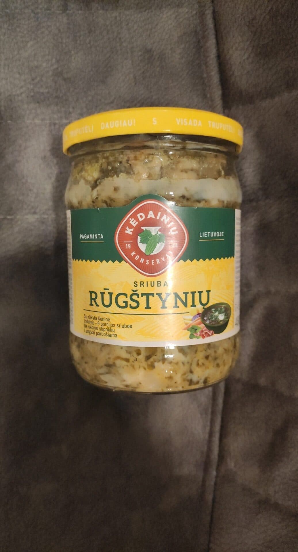 Kedainiu Konservai RÜGŠTYNIŲ SRIUBA packshot