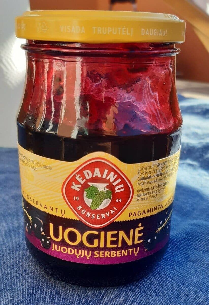 Kedainiu Konservai Blackcurrant jam packshot