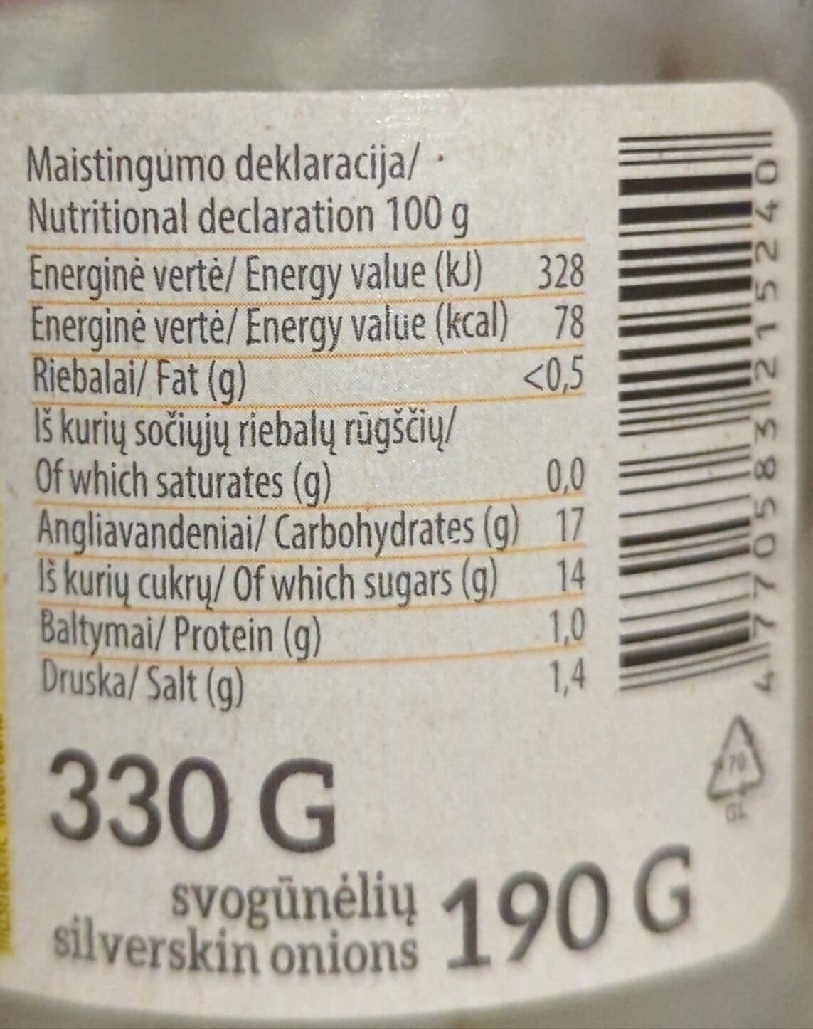 Kedainiu Konservai Konservuoti Svoguneliai packshot