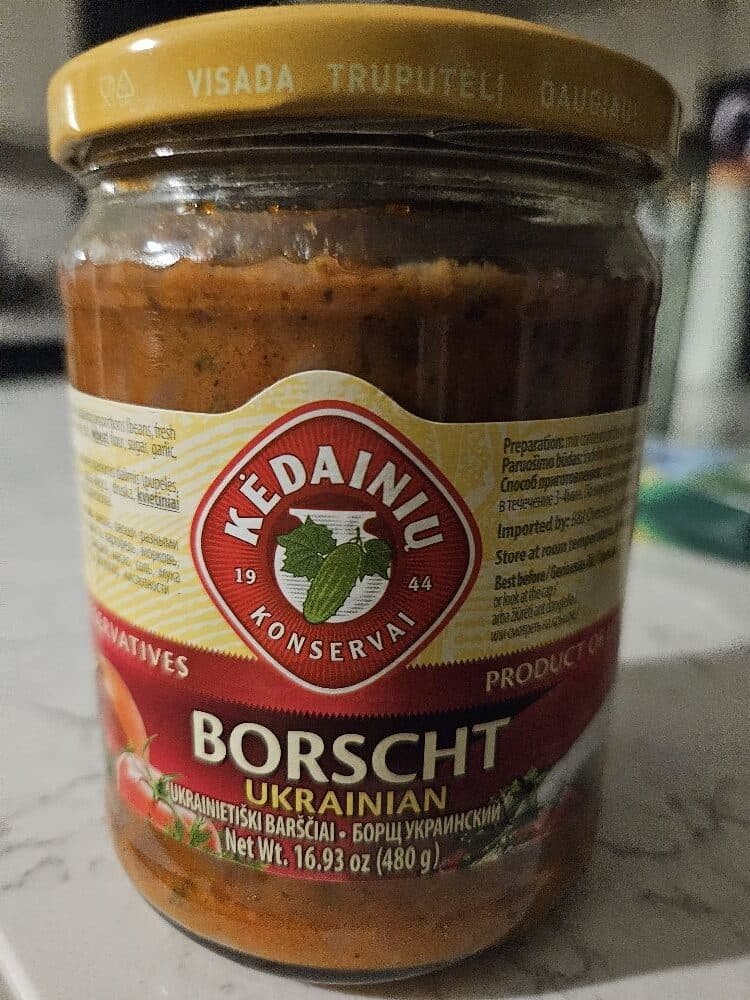 Kėdainių Borscht Ukrainian packshot