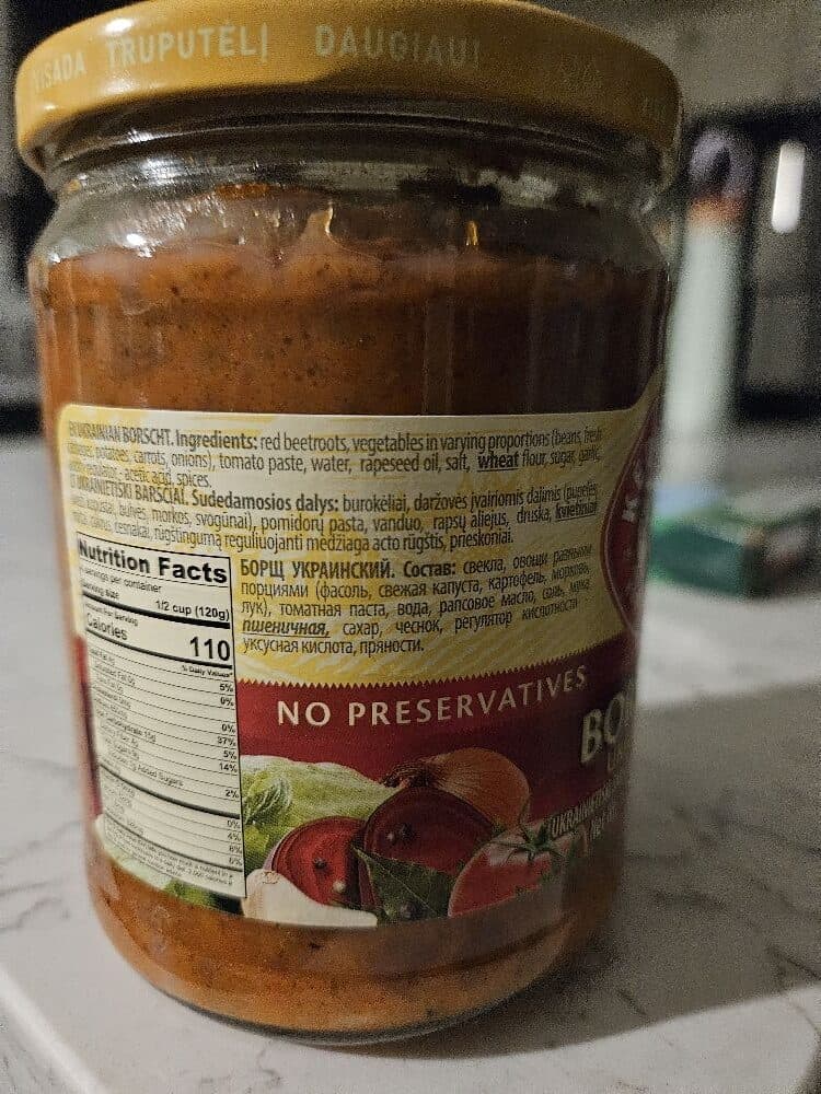 Kėdainių Borscht Ukrainian packshot