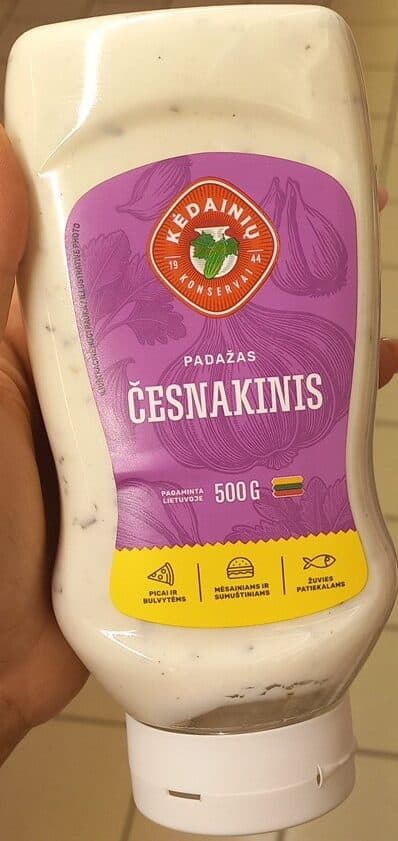 Kédainiu Česnakini packshot