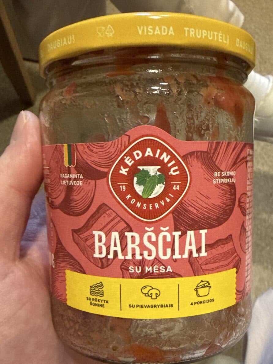 Kedainiu Konservai Barsciai Su Mesa packshot