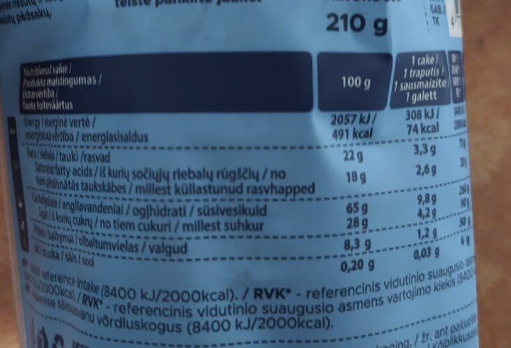 Nature Kviečių Trapučiai (kokosų glaistas) packshot