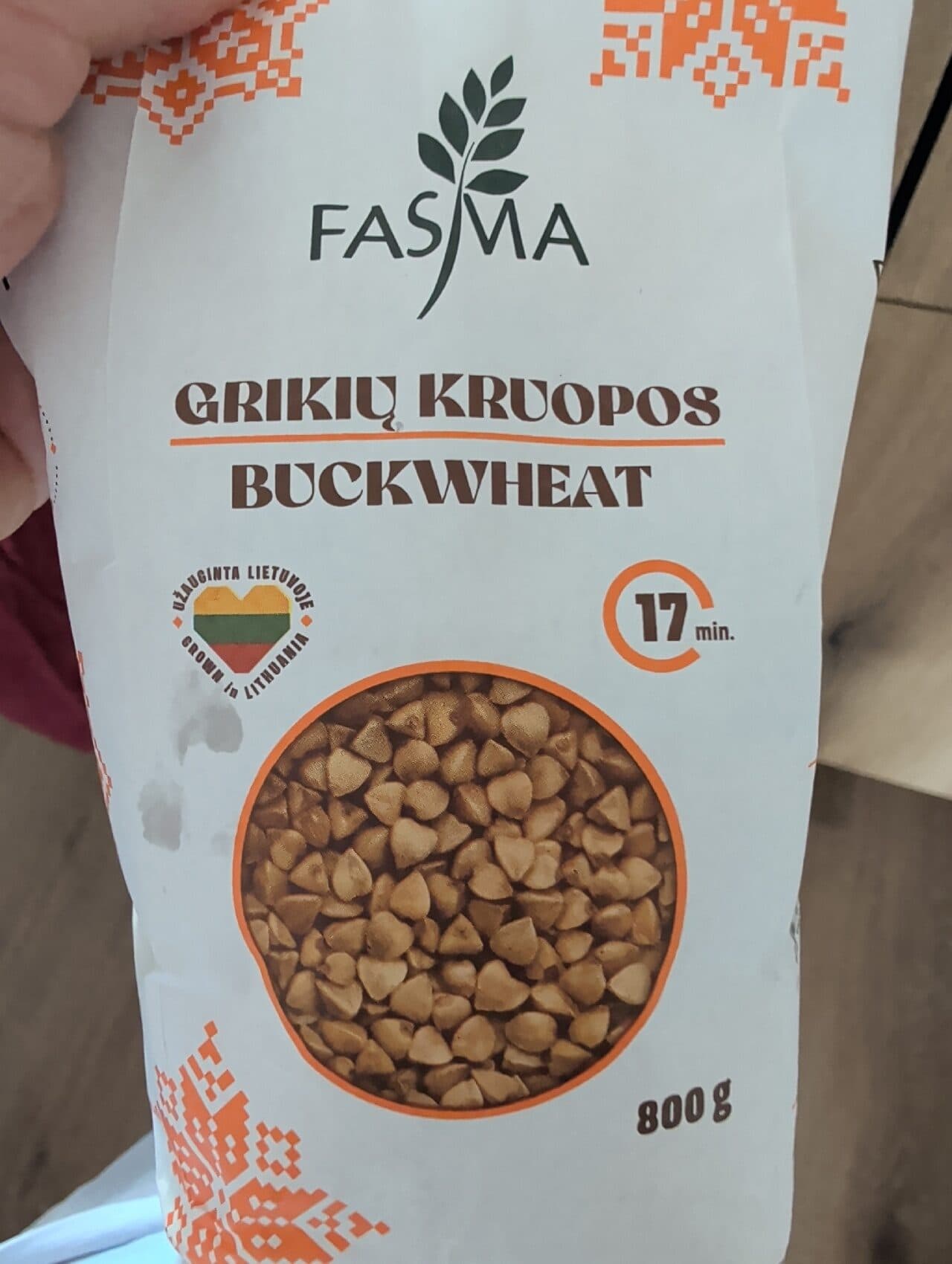 Fasma Grikių Kruopos packshot