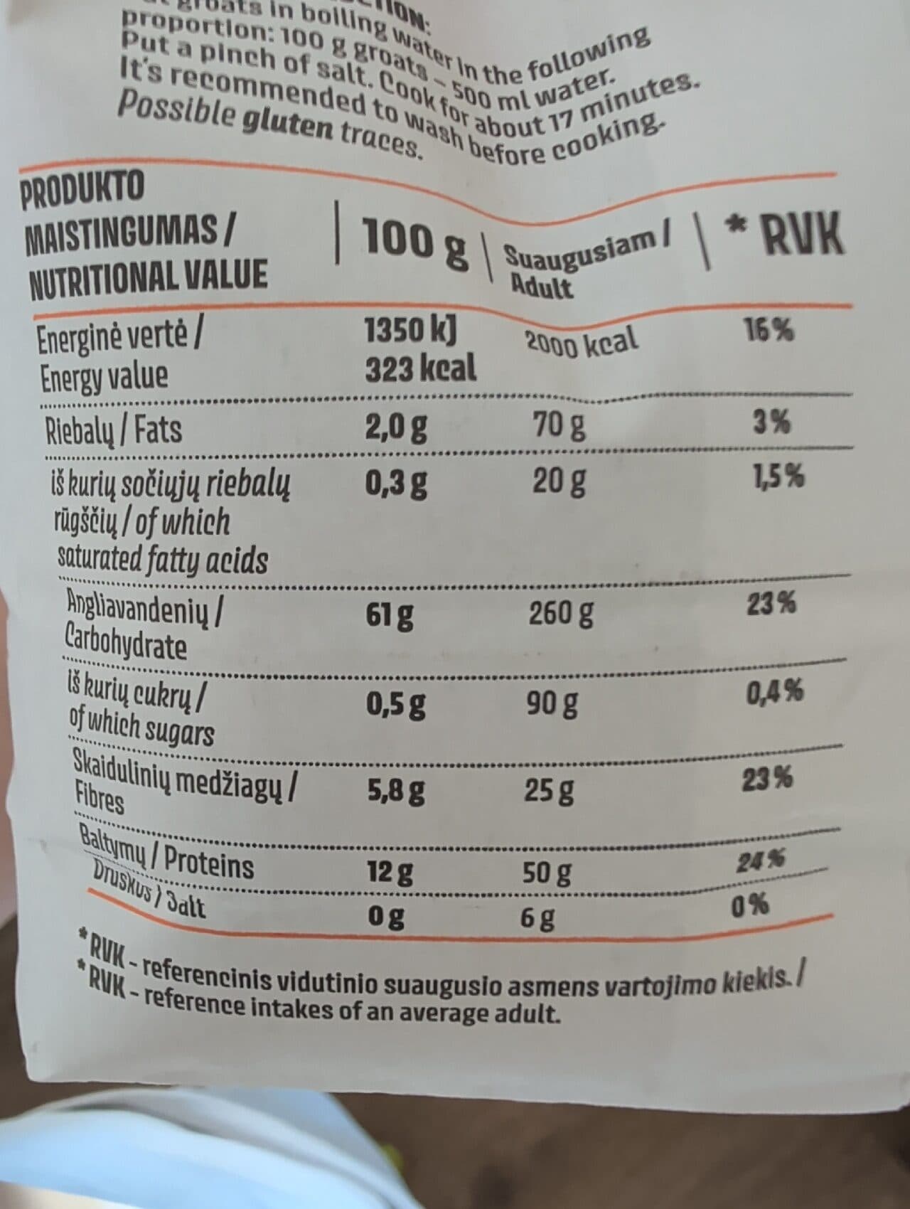 Fasma Grikių Kruopos packshot