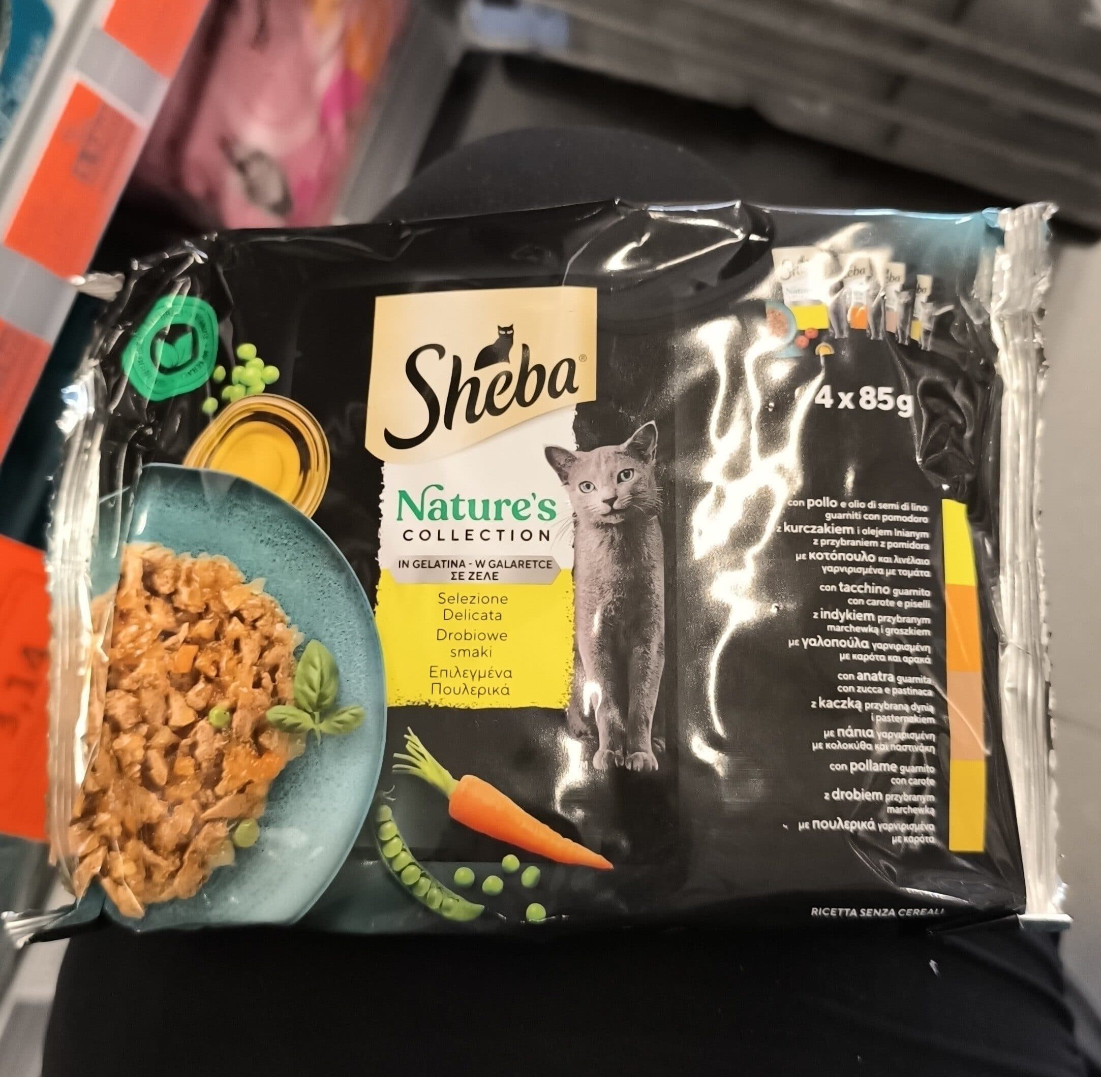 SHEBA Nature's collection drobiowe smaki w galarecie packshot
