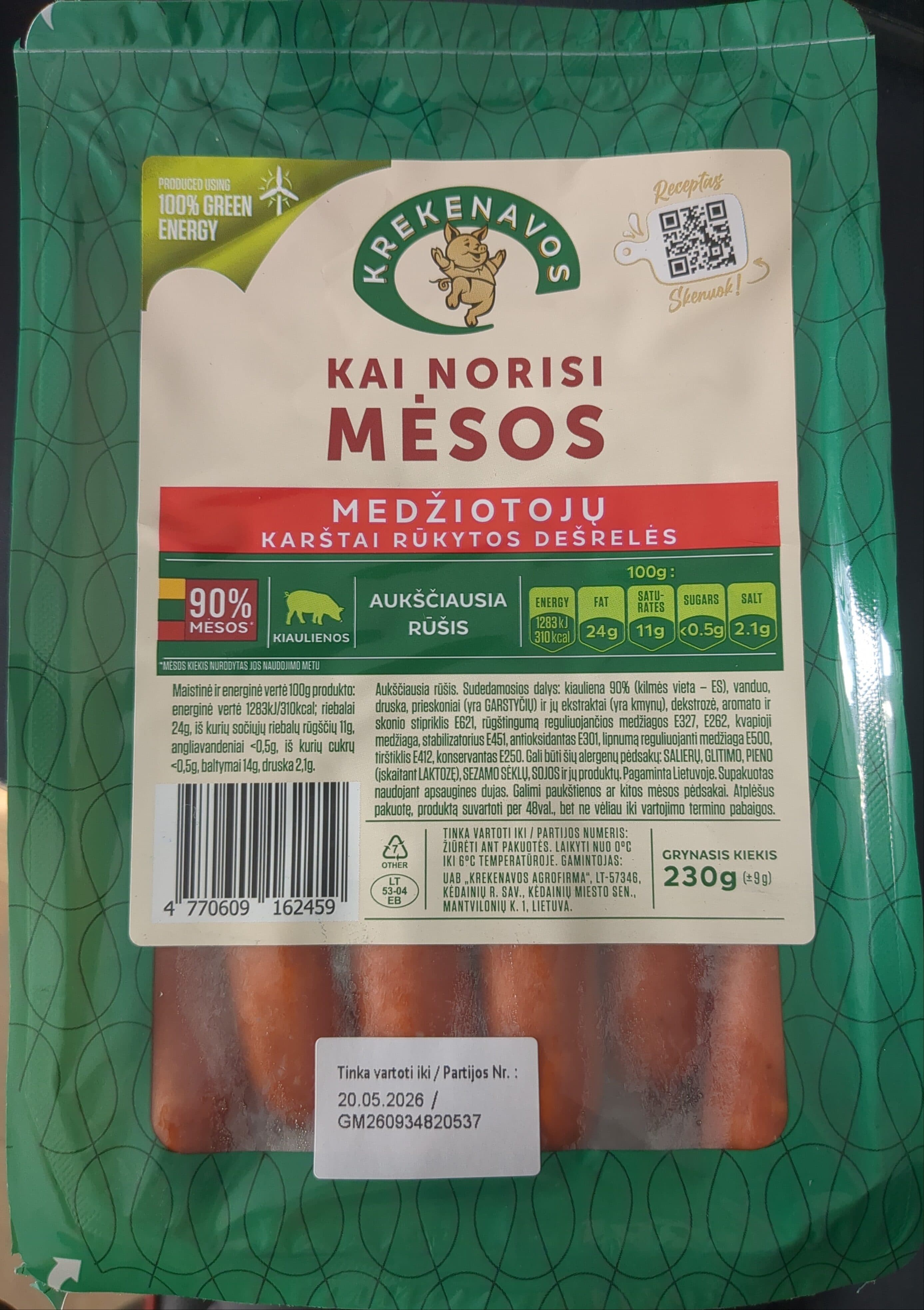 Krekenavos product packshot