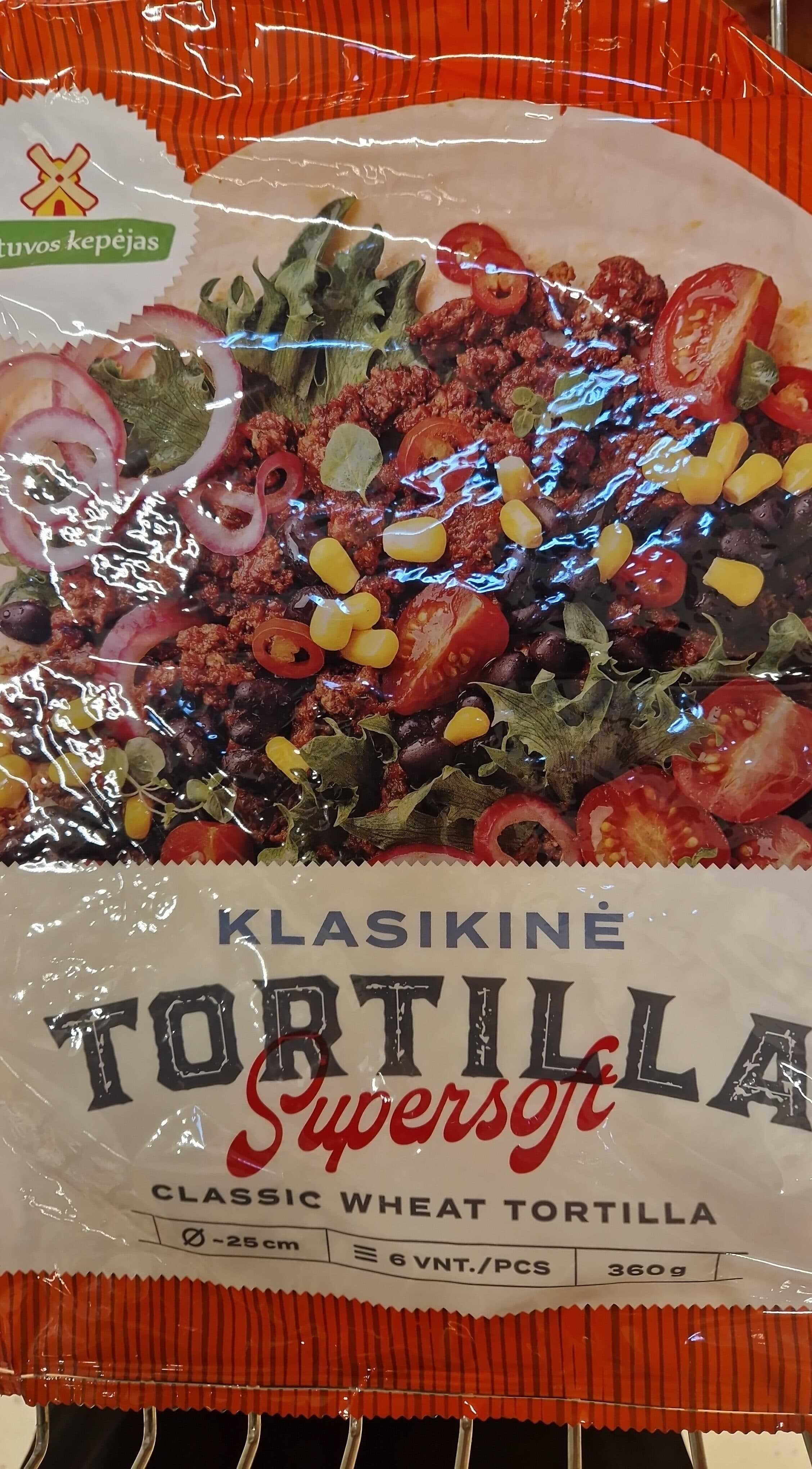 Lietuvos Kepejas Kvietinės tortilijos LIETUVOS KEPĖJAS packshot