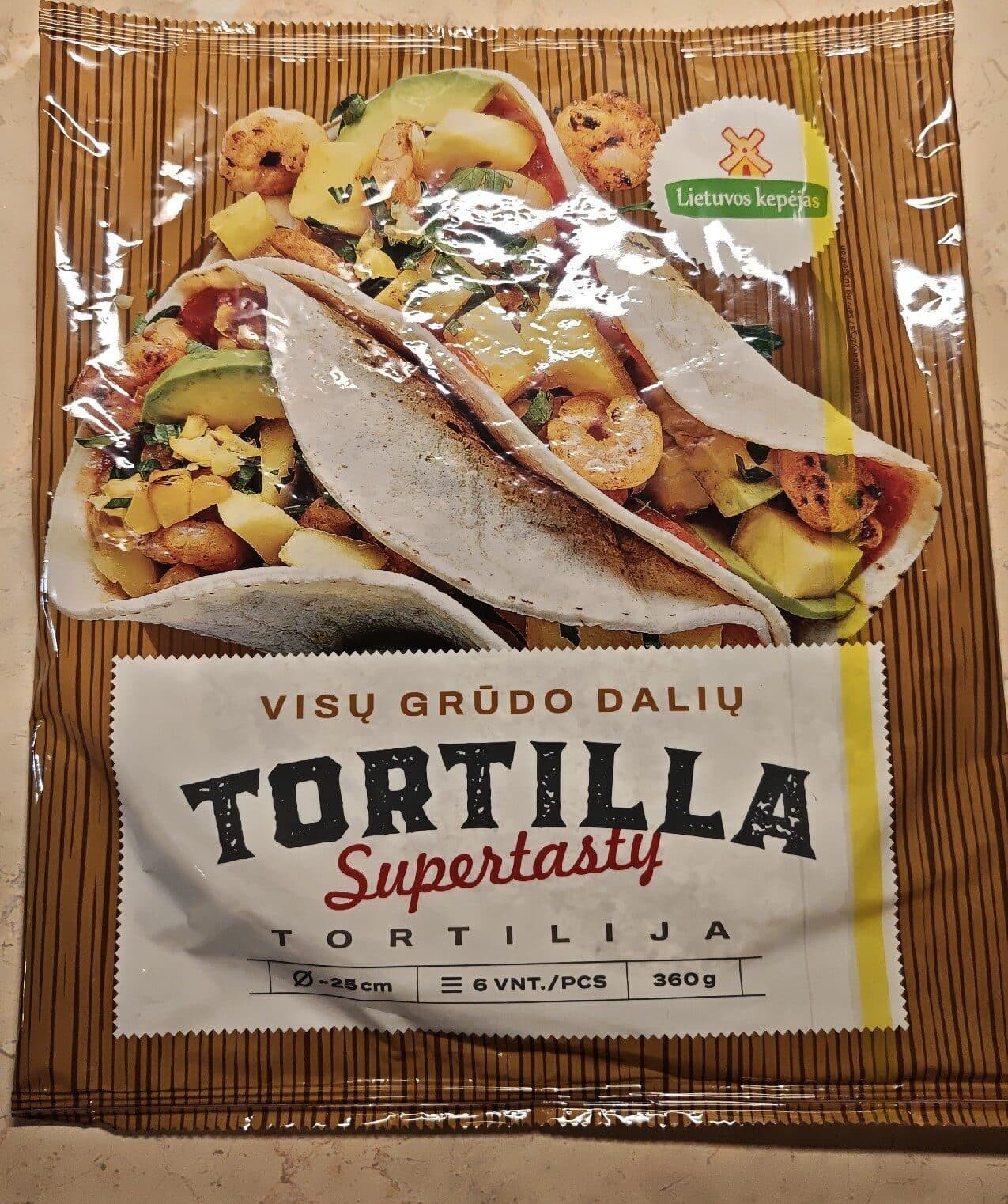 Lietuvos Kepėjas Tortilla packshot