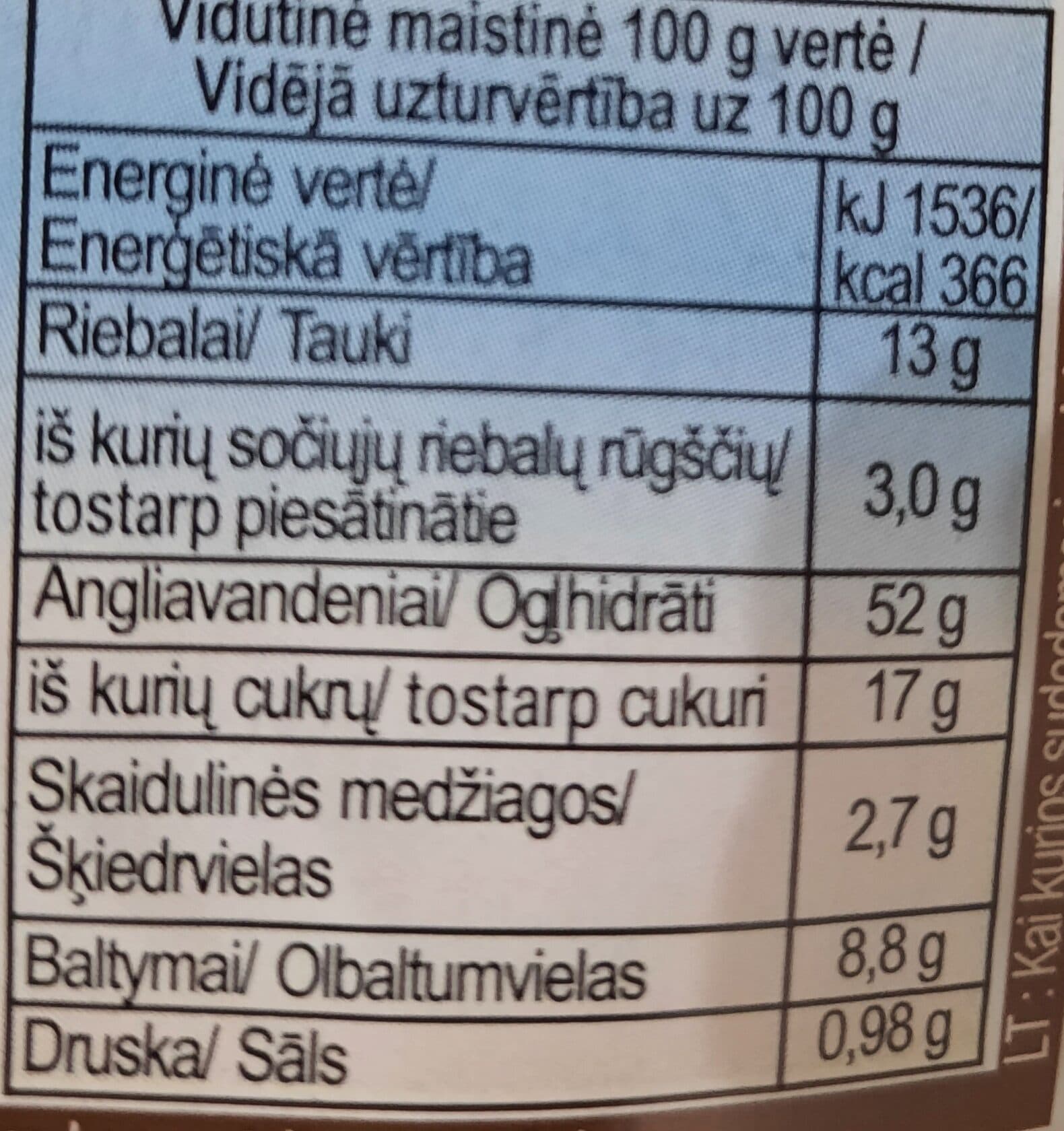trejos girnos pieniškos bandelės su šokolado gabaliukais packshot