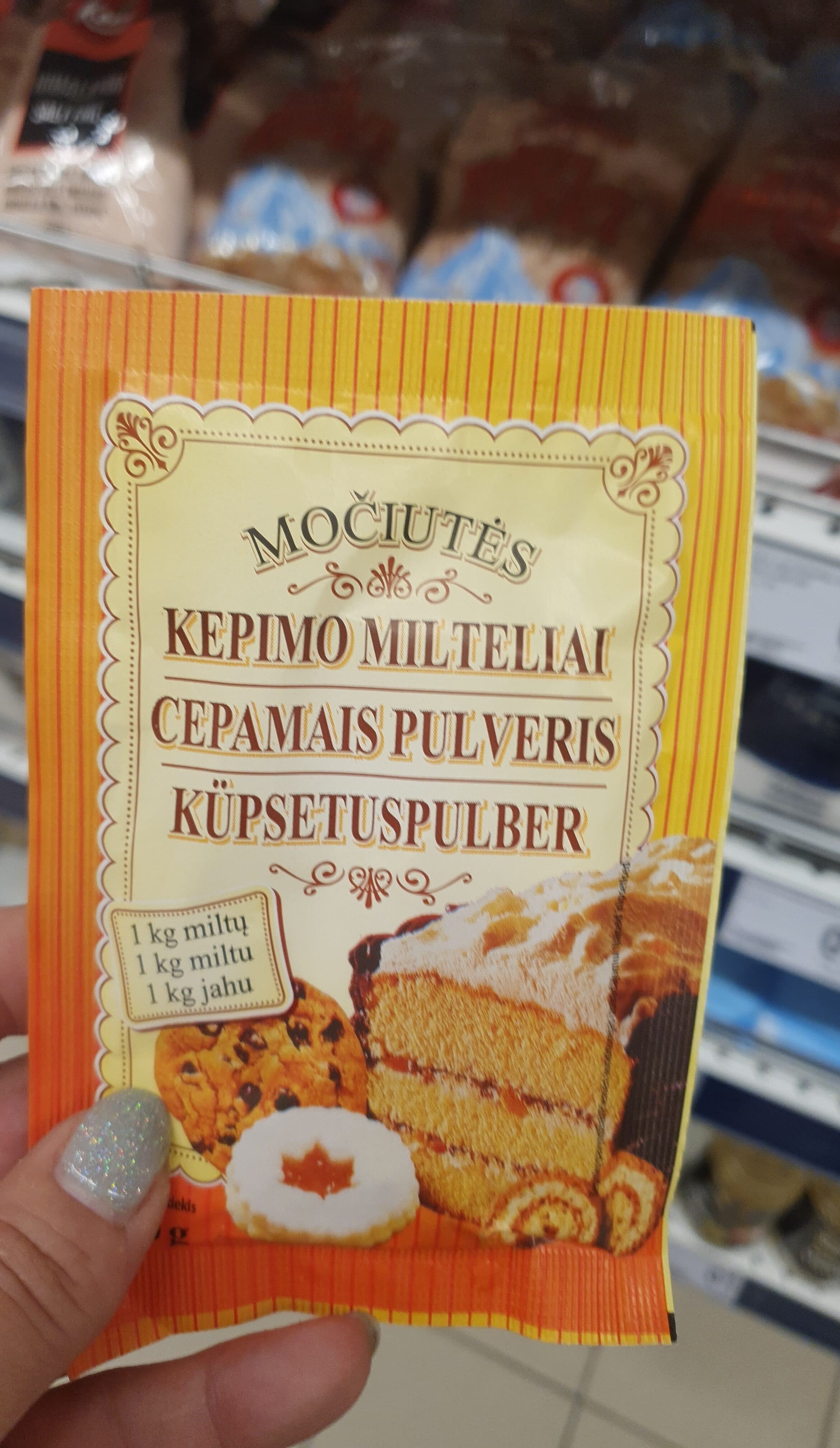 Močiutės Kepimo milteliai packshot