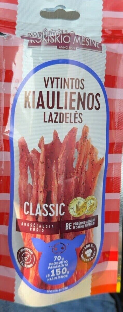 Rokiškio Mėsinė Vytintos Lazdelės packshot
