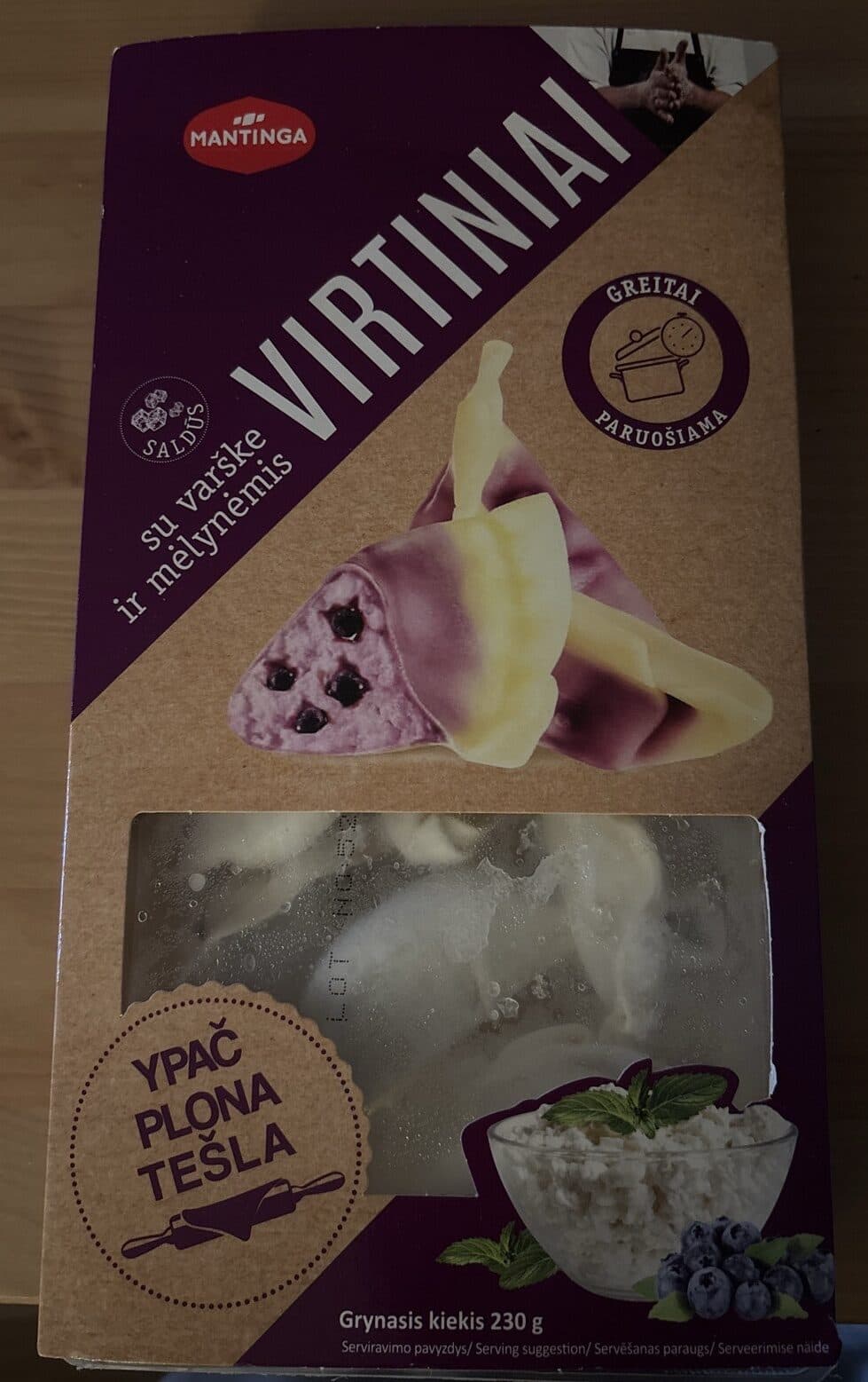 Mantinga Virtiniai Su Varške Ir Mėlynėmis packshot