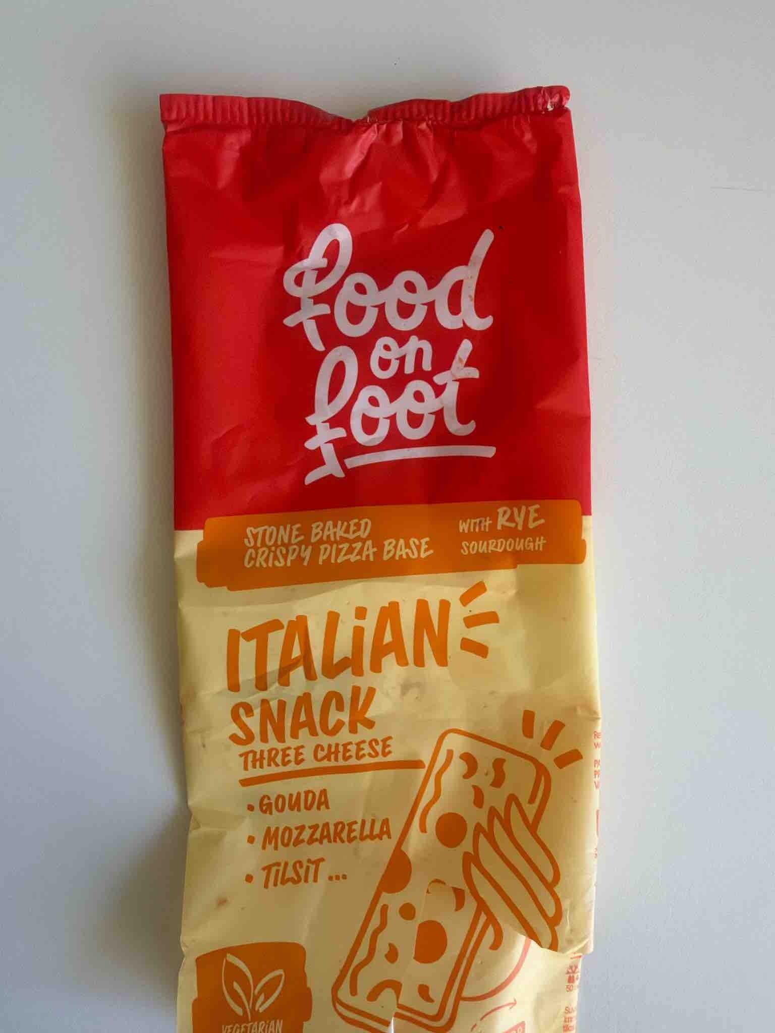 Food on Foot Italian snack three cheese packshot