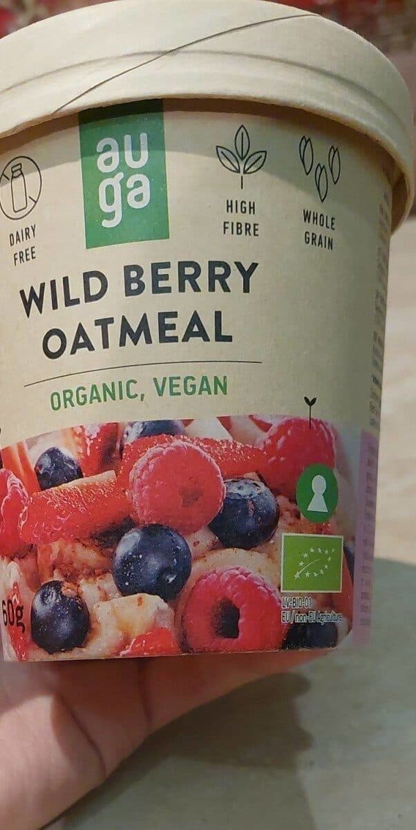 Auga Wild berry oatmeal packshot