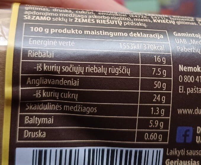 Duonos Namai Bandelės "Kopa" su karamelės įdaru packshot