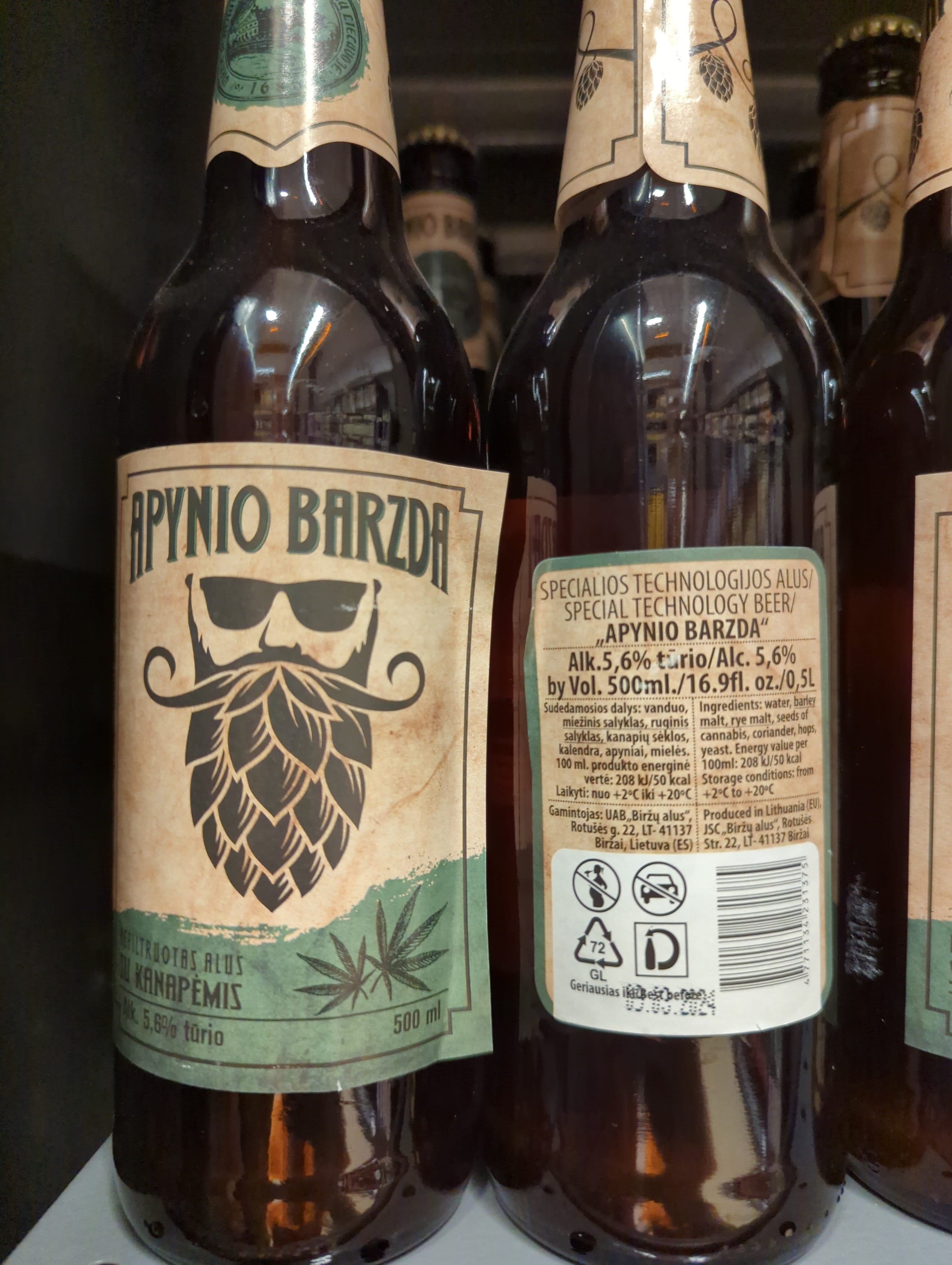 apynio barzda alus su kanapėmis 5.6% packshot