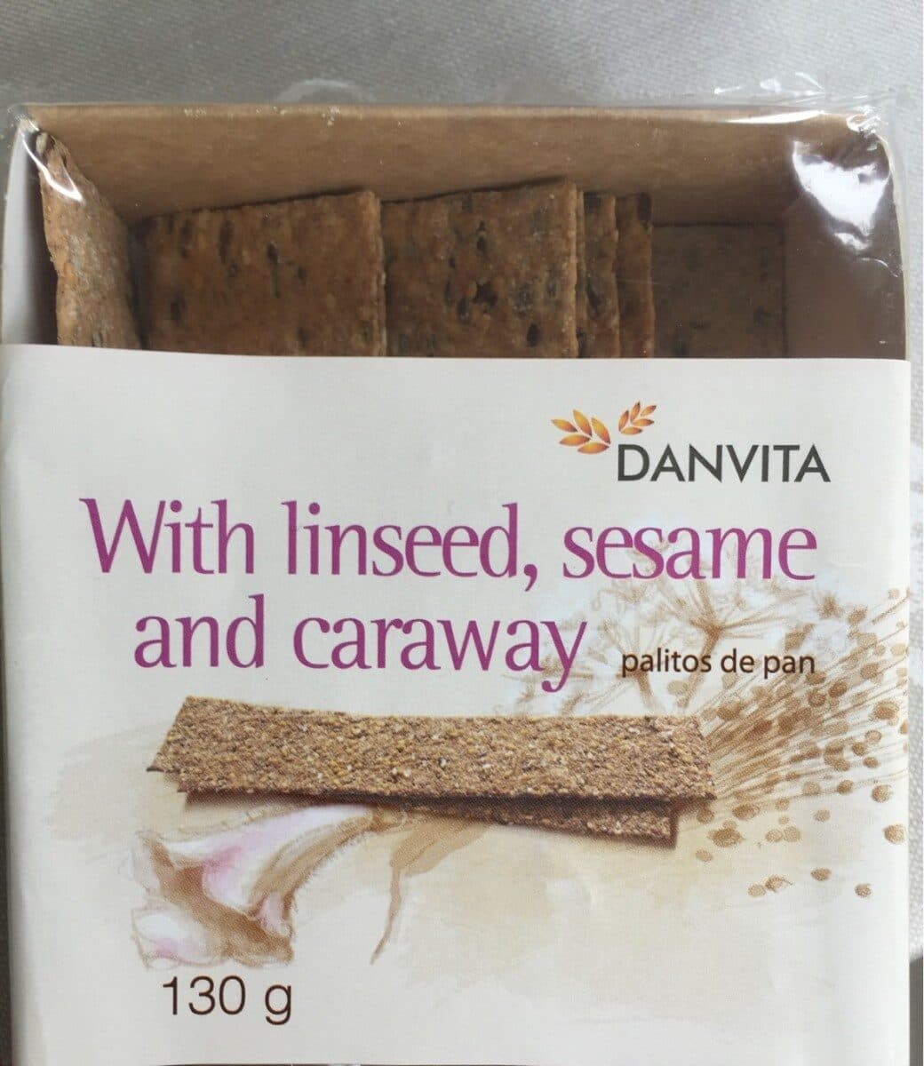 Danvita crisp bread packshot