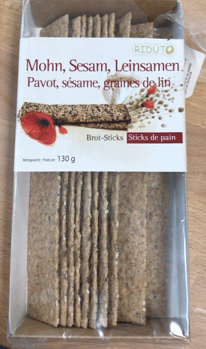 Riduto Sticks de pain packshot