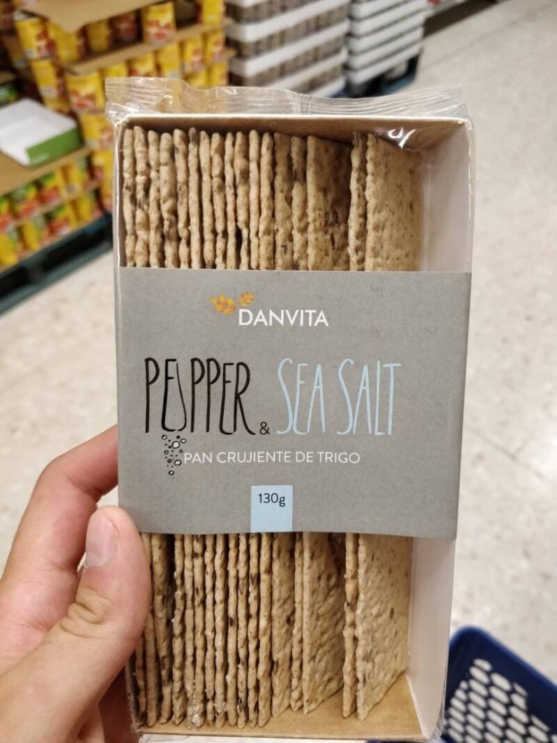 Danvita Pepper & sea salt packshot