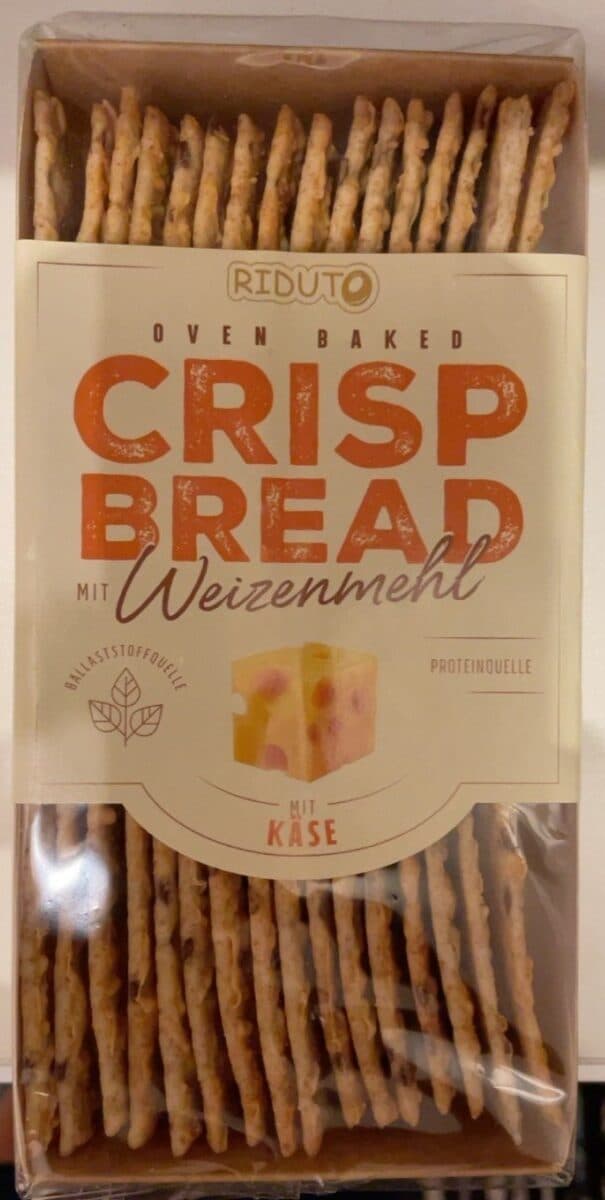 Danvita Crisp Bread Wheat With Cheese packshot