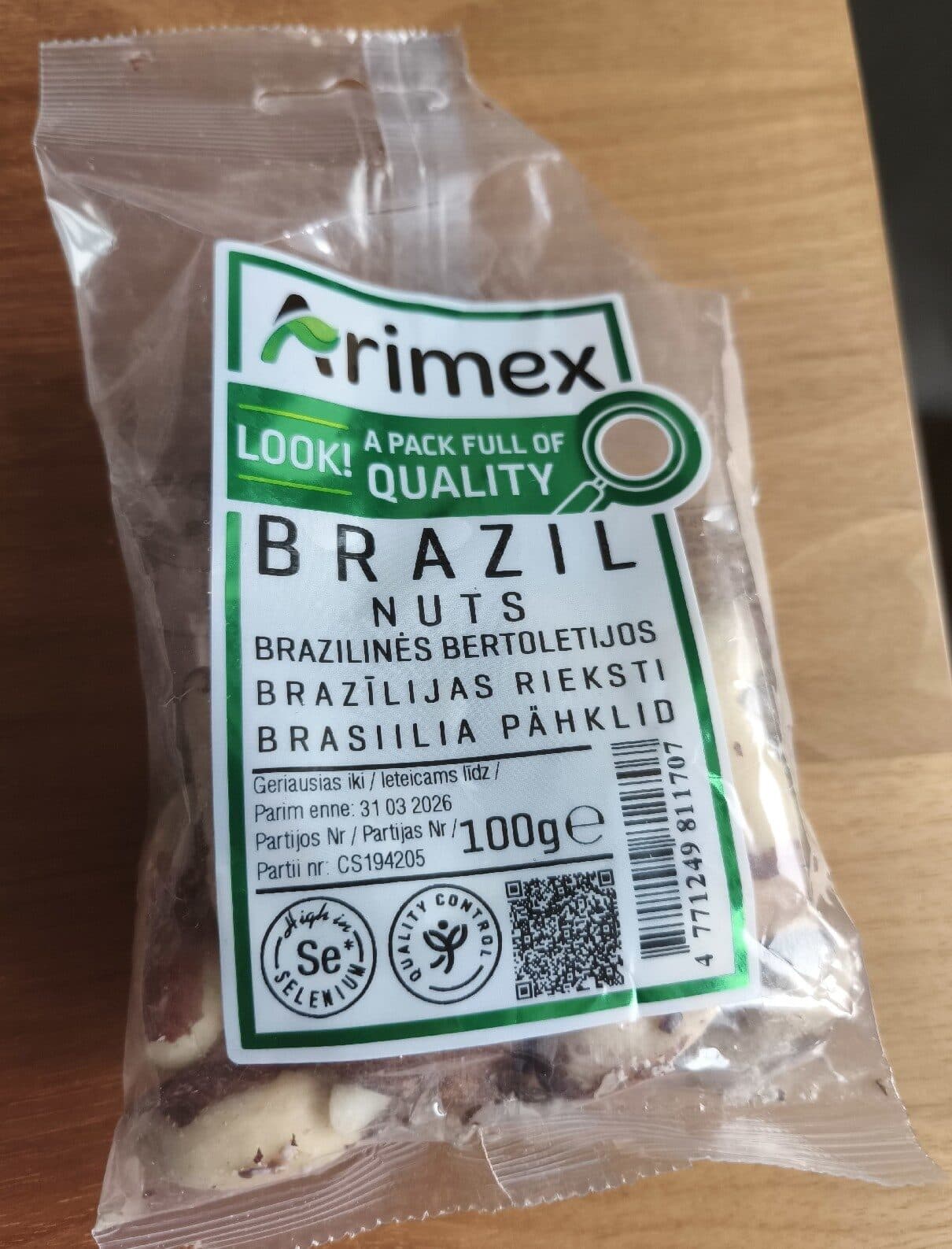 Arimex Brazil Nuts packshot