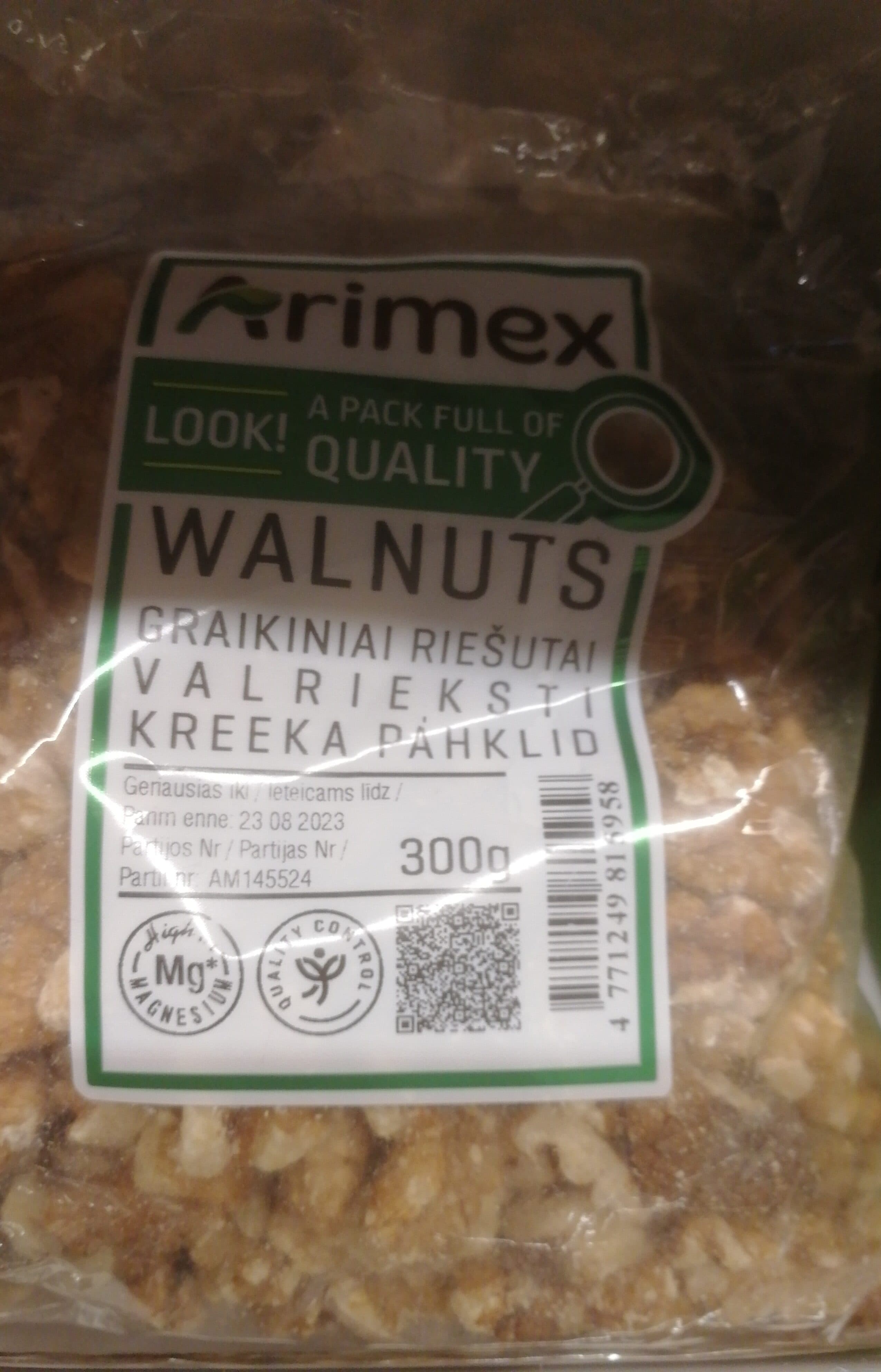 Graikiniai riesutai ARIMEX packshot