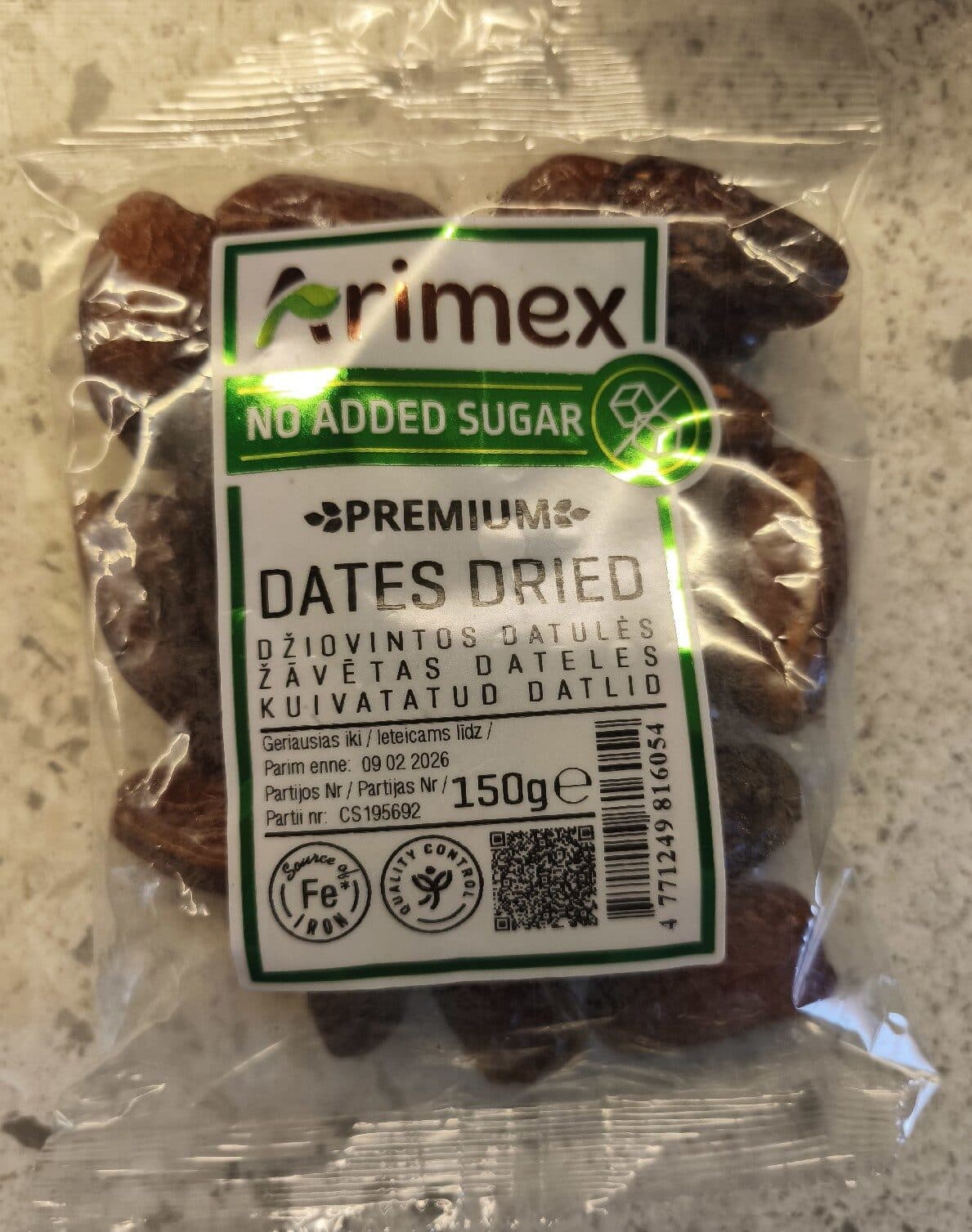 Arimex Dziovintos datules ARIMEX PREMIUM packshot