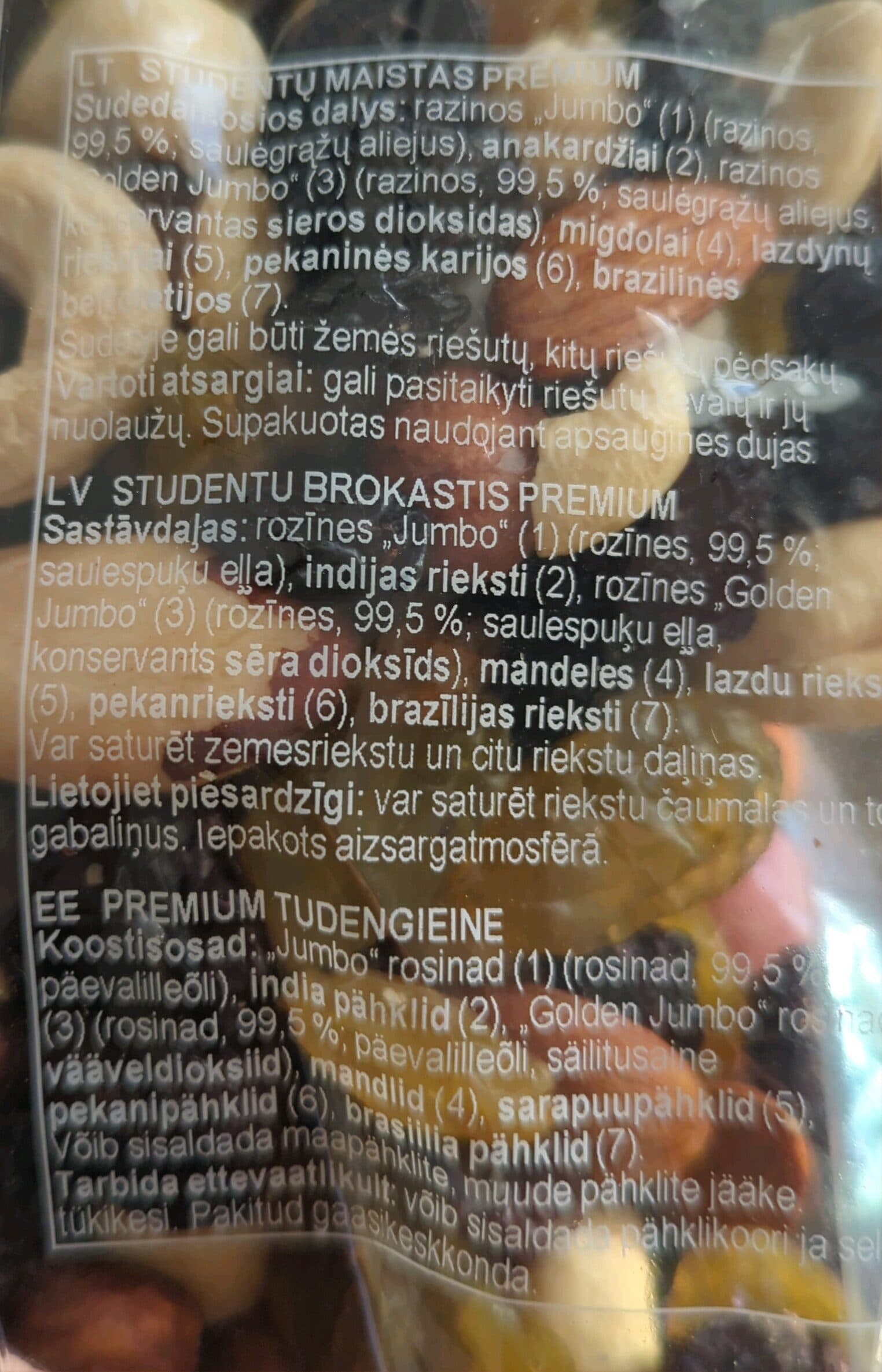 arimex Arimex riesutai packshot