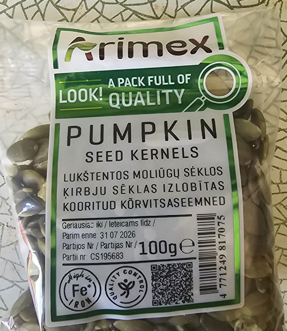Arimex Pumpkin Seed Kernels packshot
