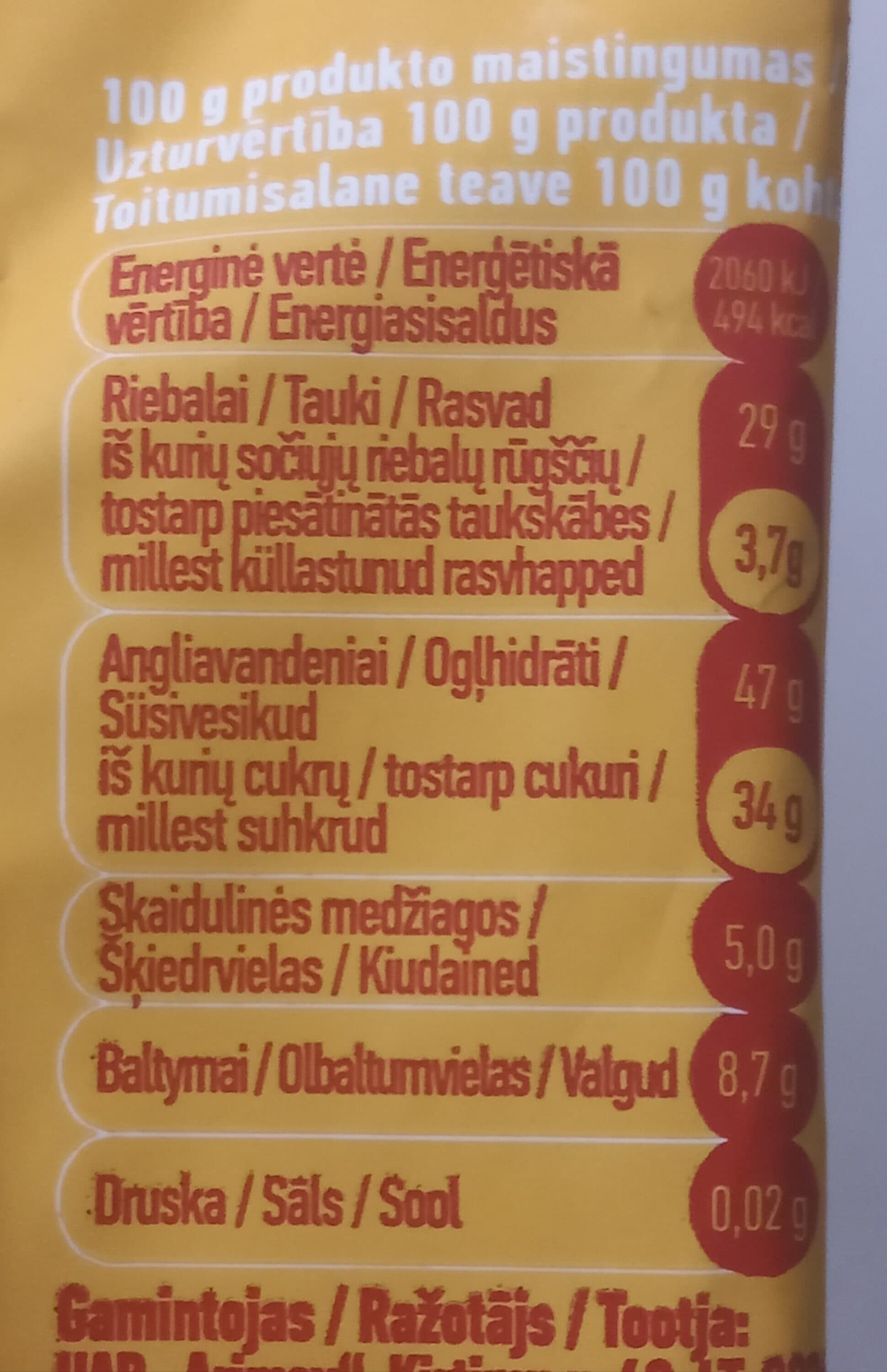 Arimex 1g Everyday Nut Mix packshot