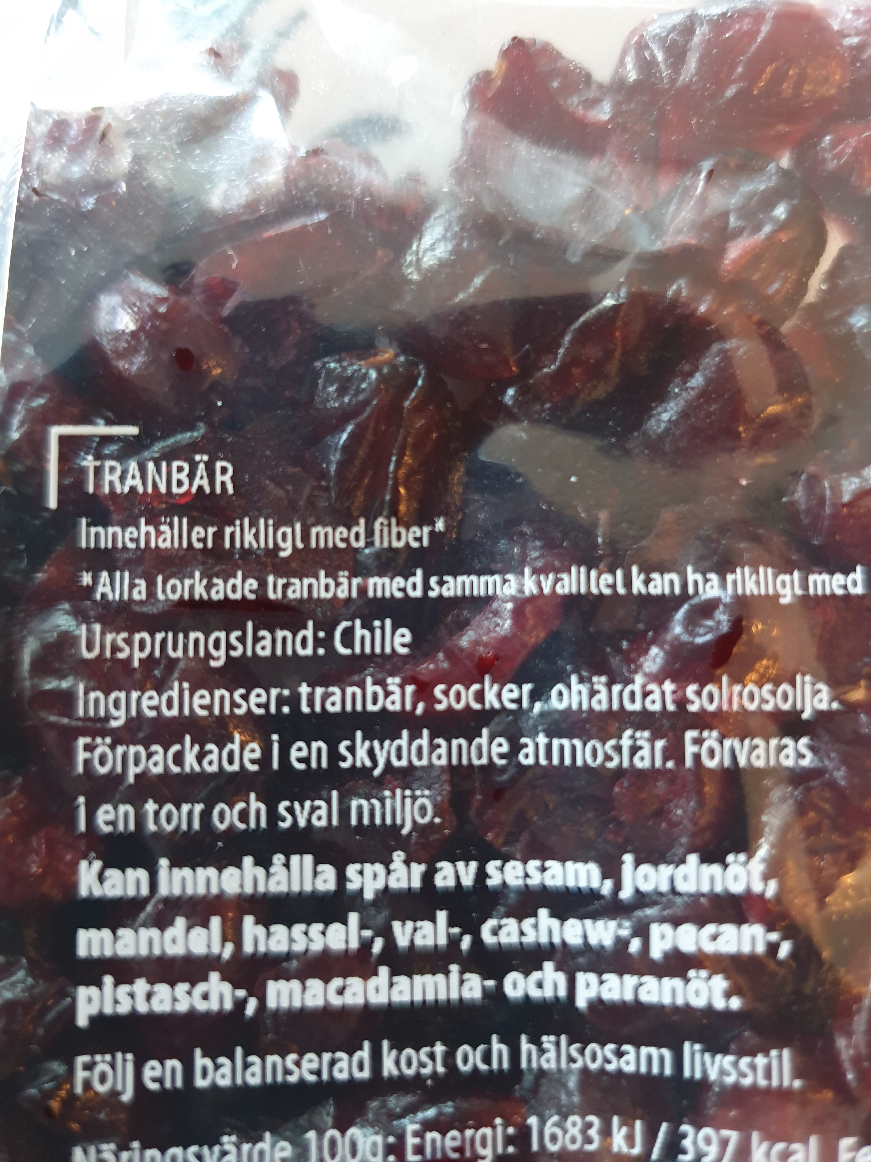 Arimex Tranbär packshot