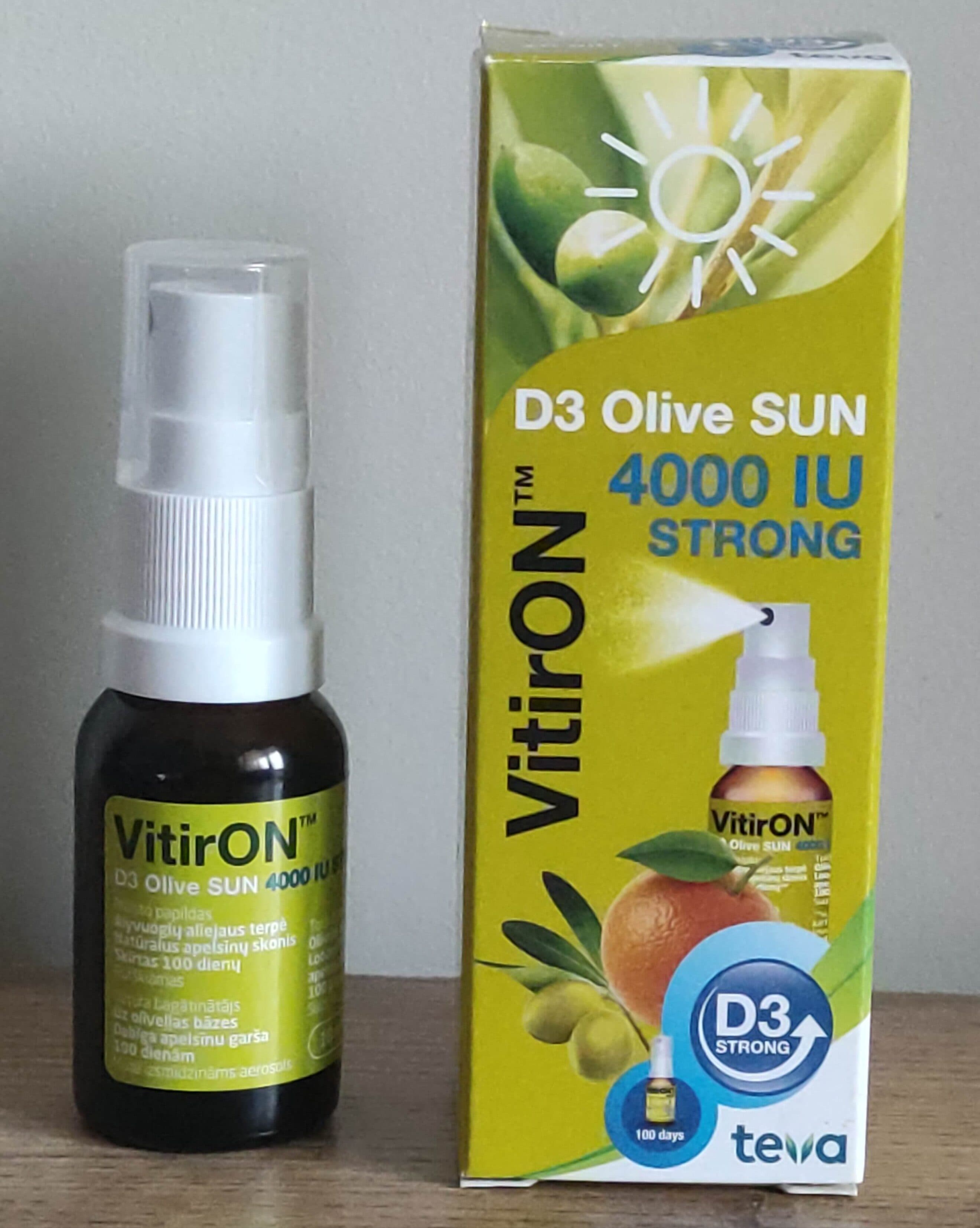 VitirON D3 Olive Sun 4000 IU packshot