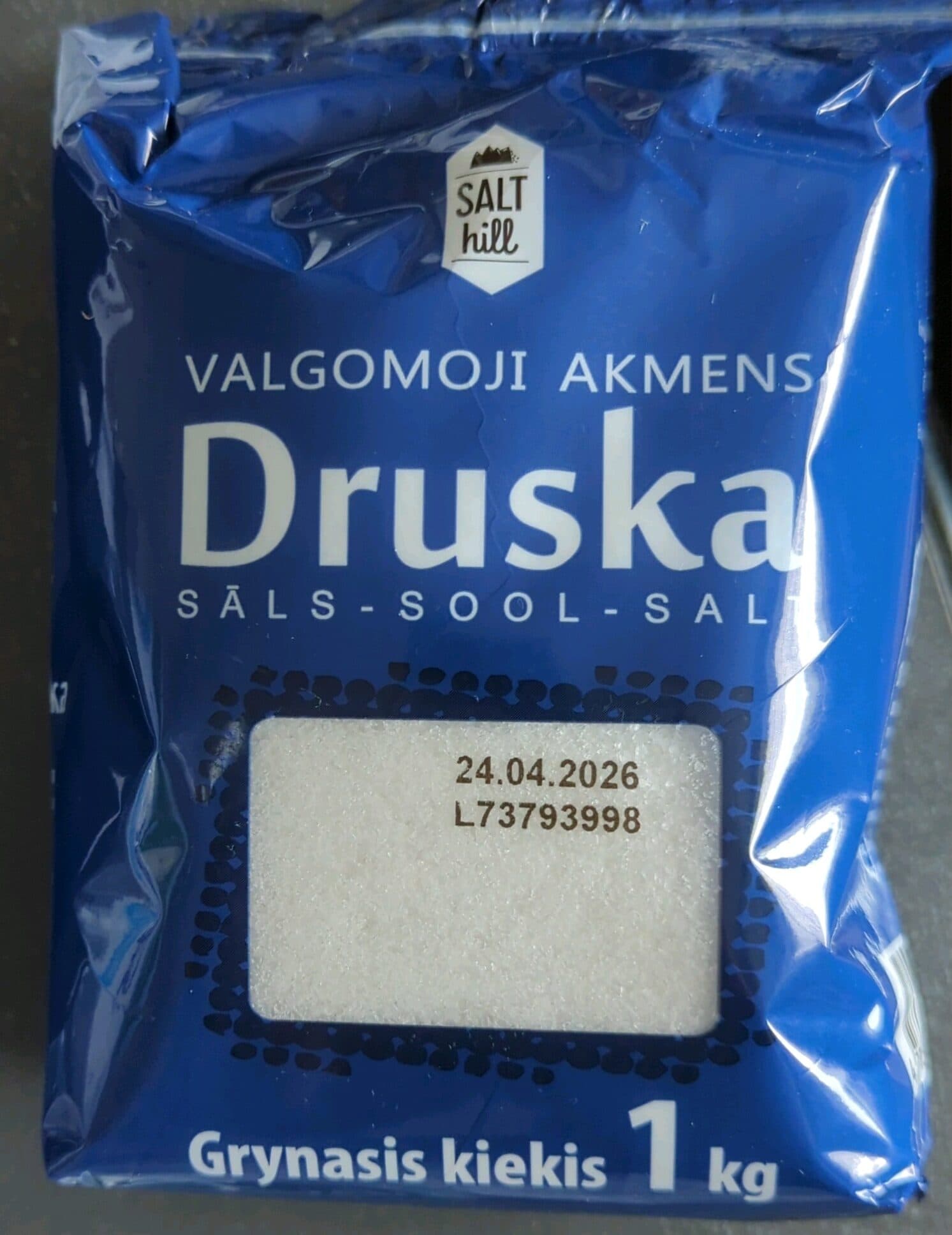 Salt packshot