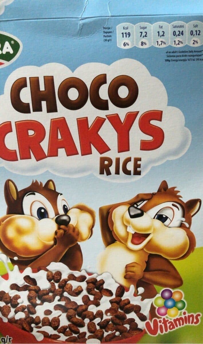 Cerera Choco crakys Rice imp packshot