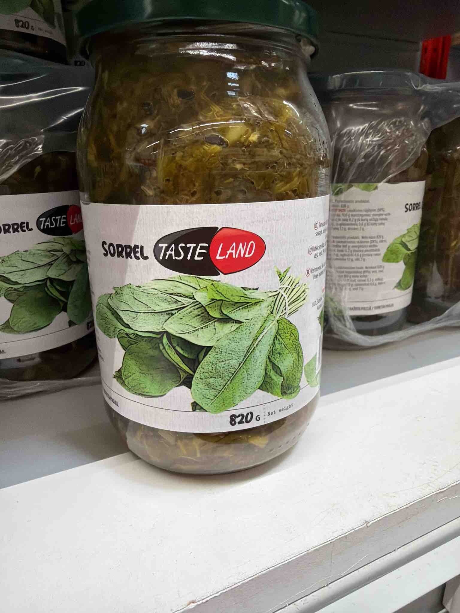 Taste Land Sorrel packshot