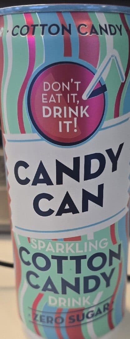 Candy Can Cotton Candy Drink packshot